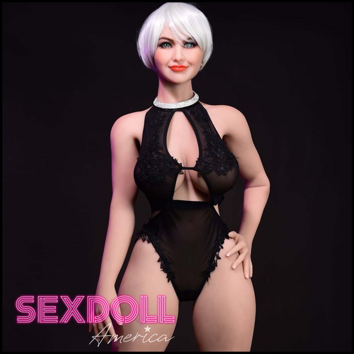Realistic Sex Doll 156 (5'1") I-Cup Silver Allegra (Head #59) - 6Ye Premium by Sex Doll America