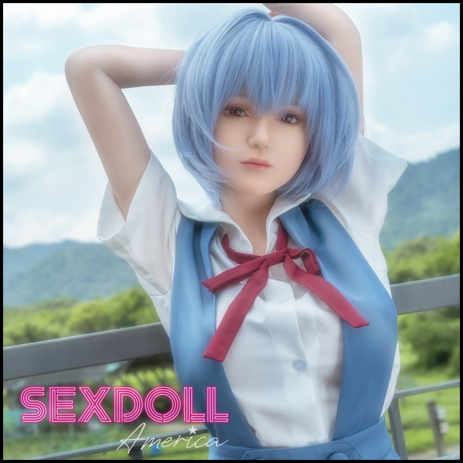 Realistic Sex Doll 156 (5'1") H-Cup Neon Lady - Full Silicone - Game Lady by Sex Doll America