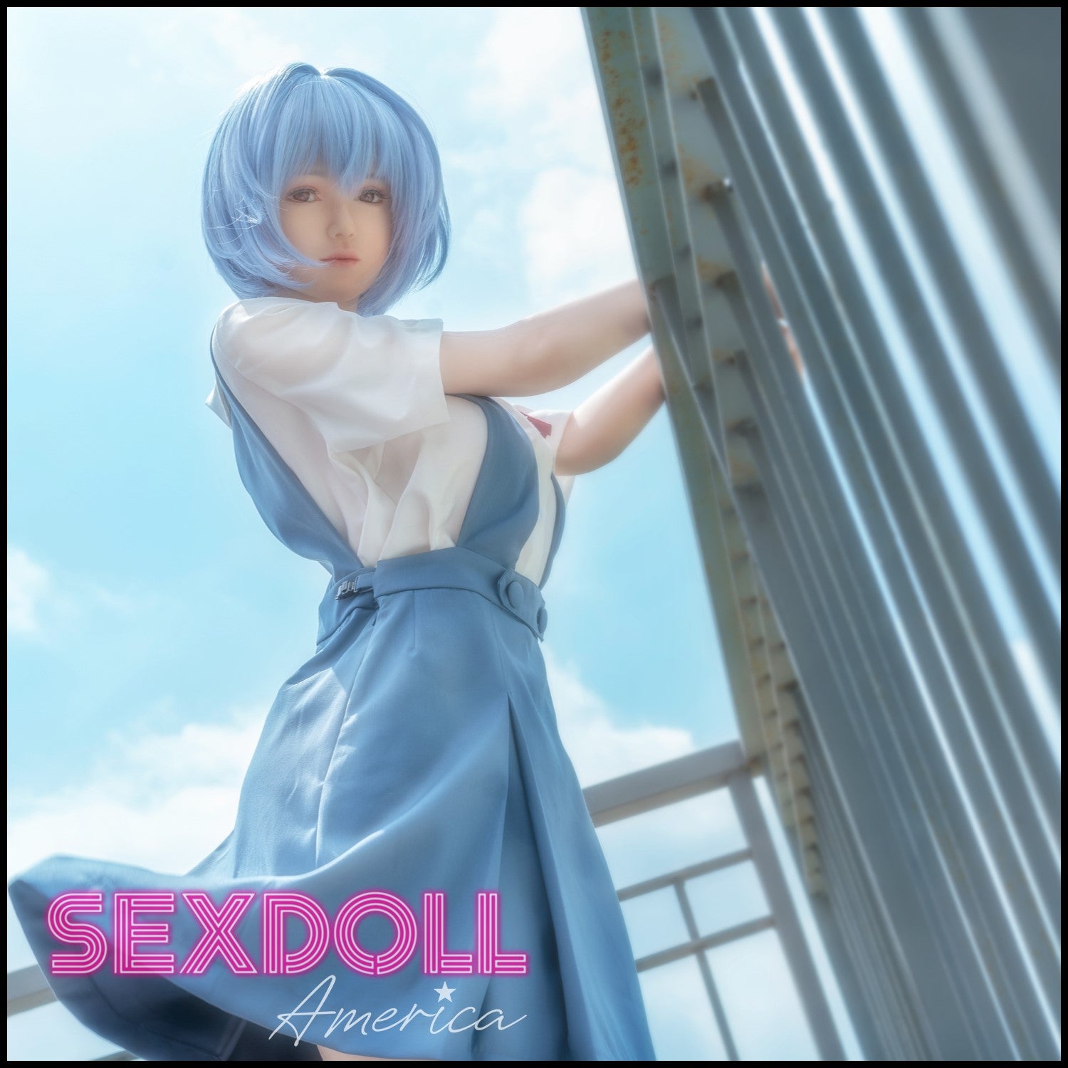 Realistic Sex Doll 156 (5'1") H-Cup Neon Lady - Full Silicone - Game Lady by Sex Doll America