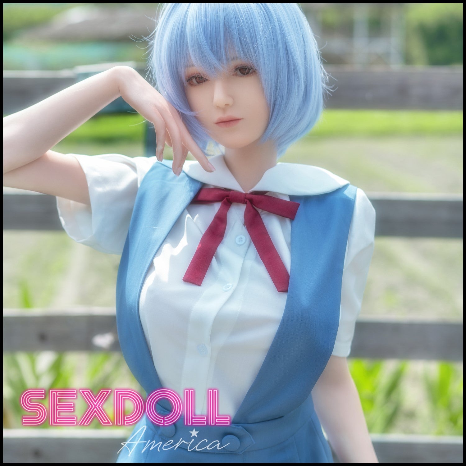 Realistic Sex Doll 156 (5'1") H-Cup Neon Lady - Full Silicone - Game Lady by Sex Doll America