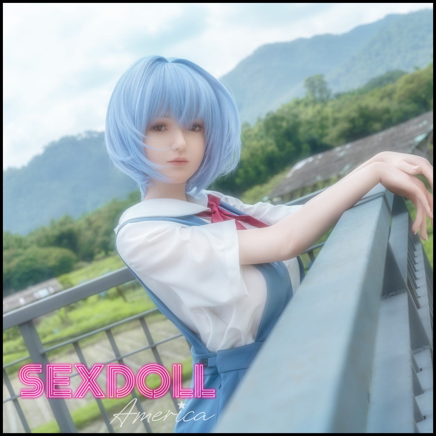 Realistic Sex Doll 156 (5'1") H-Cup Neon Lady - Full Silicone - Game Lady by Sex Doll America