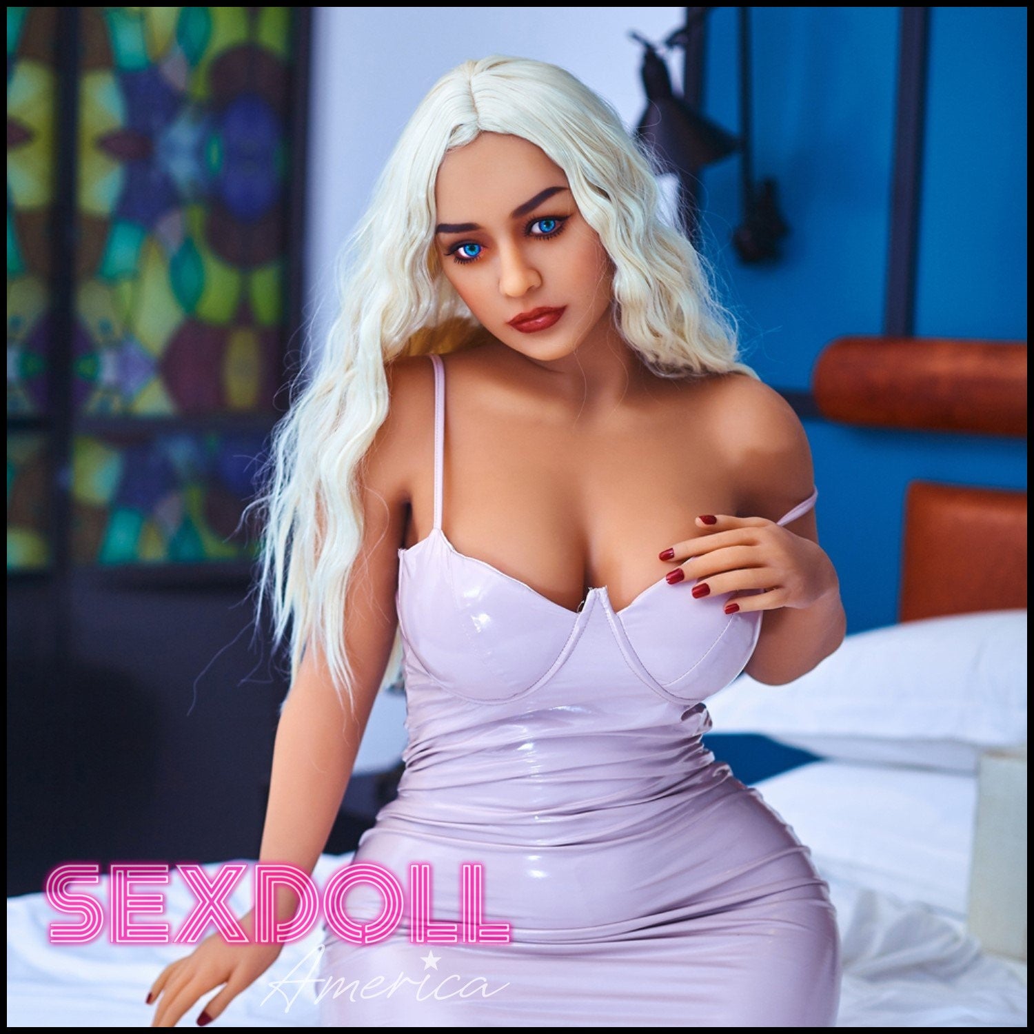 Realistic Sex Doll 156 (5'1") D-Cup Julia Blonde - IRONTECH Dolls by Sex Doll America