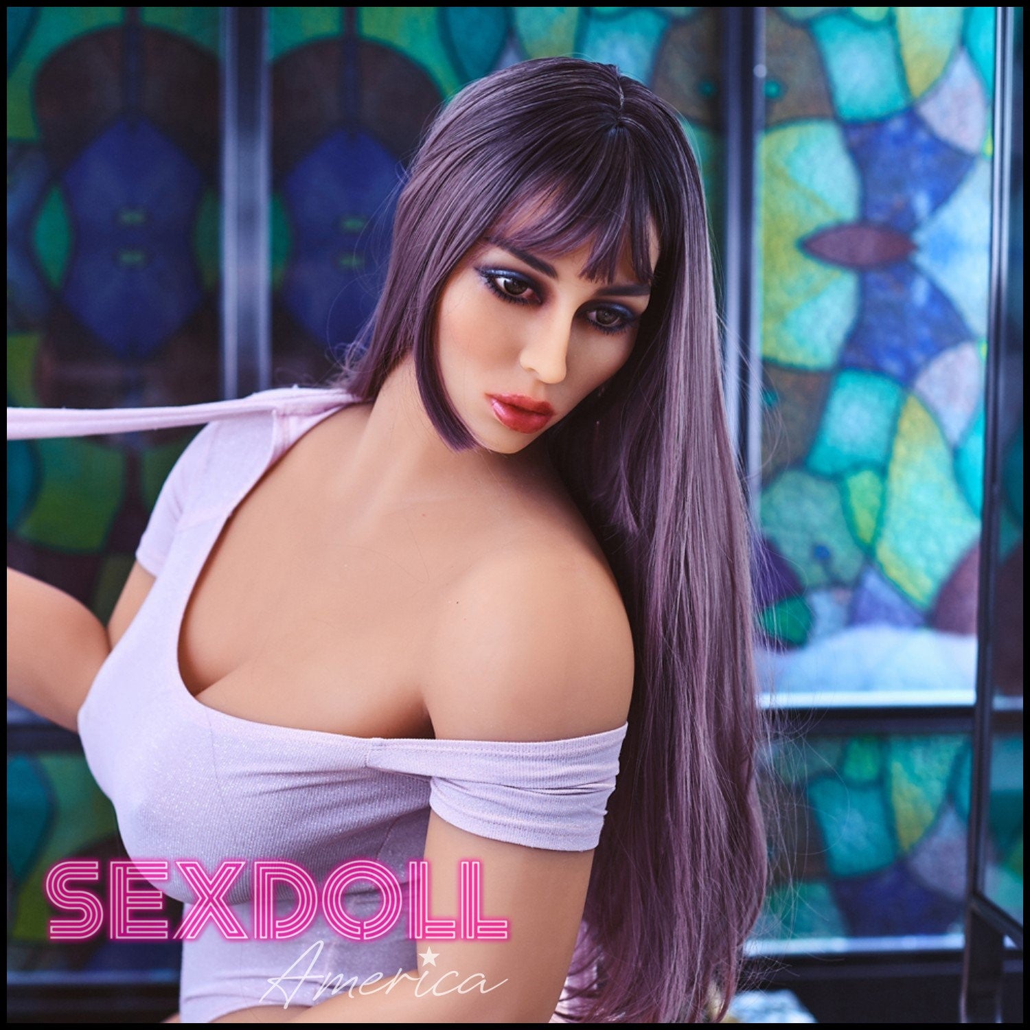 Realistic Sex Doll 156 (5'1") D-Cup Natalia Brunette - IRONTECH Dolls by Sex Doll America