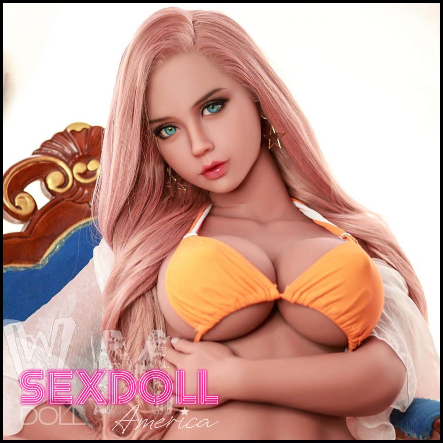 Realistic Sex Doll 156 (5'1") H-Cup Sophia Strawberry Blonde (Head #233) - WM Doll by Sex Doll America