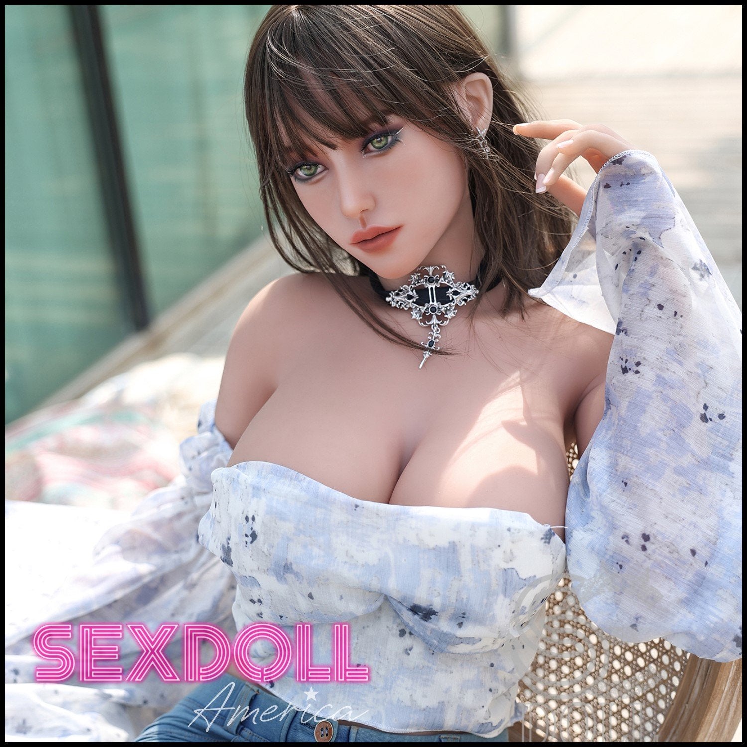 Realistic Sex Doll 157 (5'2") H-Cup Queena (Head #83) - SE Doll by Sex Doll America