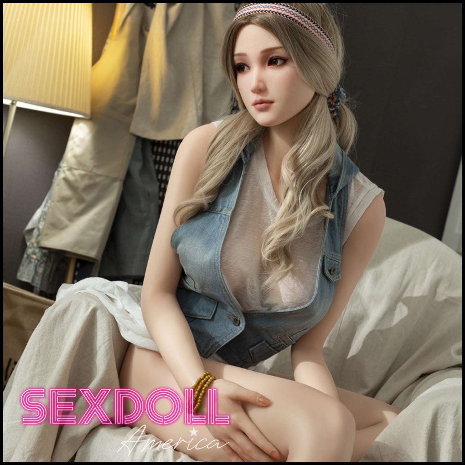Realistic Sex Doll 158 (5'2") J-Cup Risa Blonde - Full Silicone - XYcolo by Sex Doll America