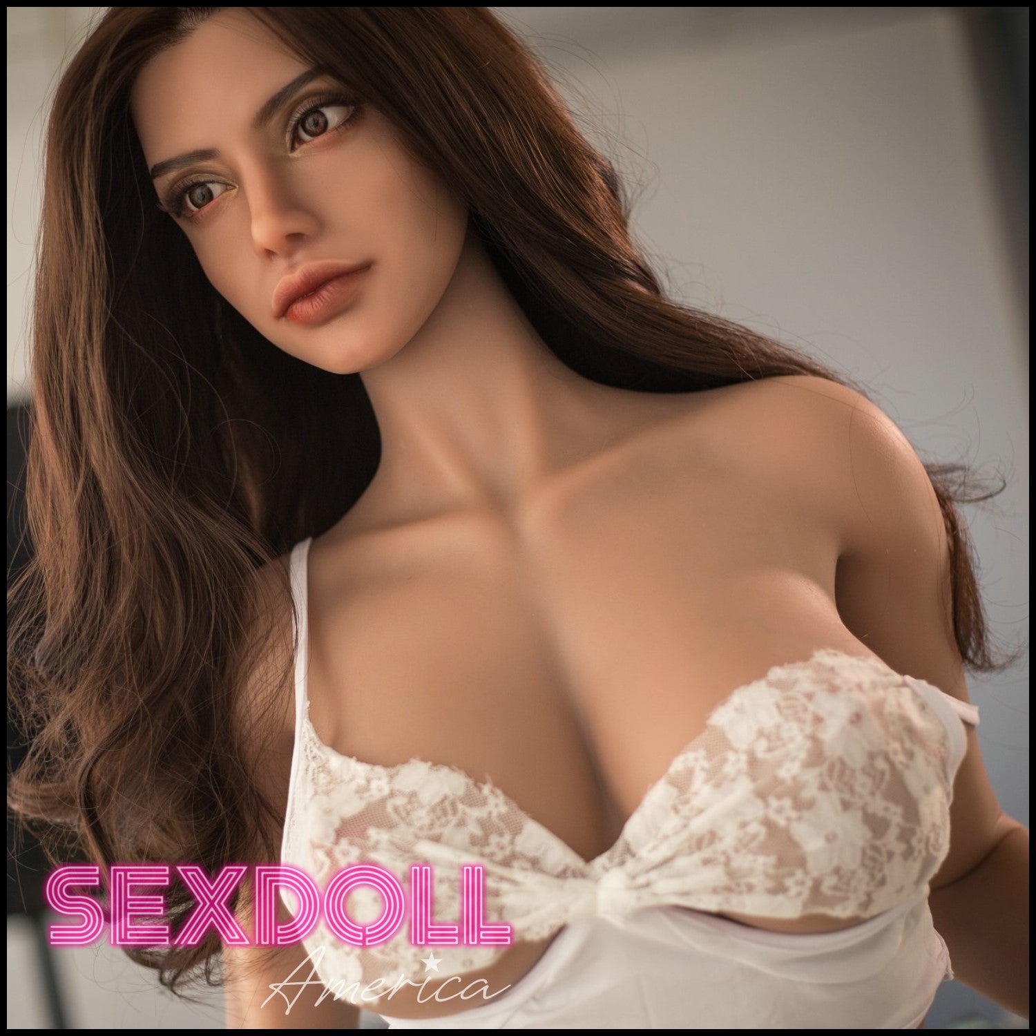 Realistic Sex Doll 158 (5'2") G-Cup Isla Sexy - Full Silicone - YL Doll by Sex Doll America