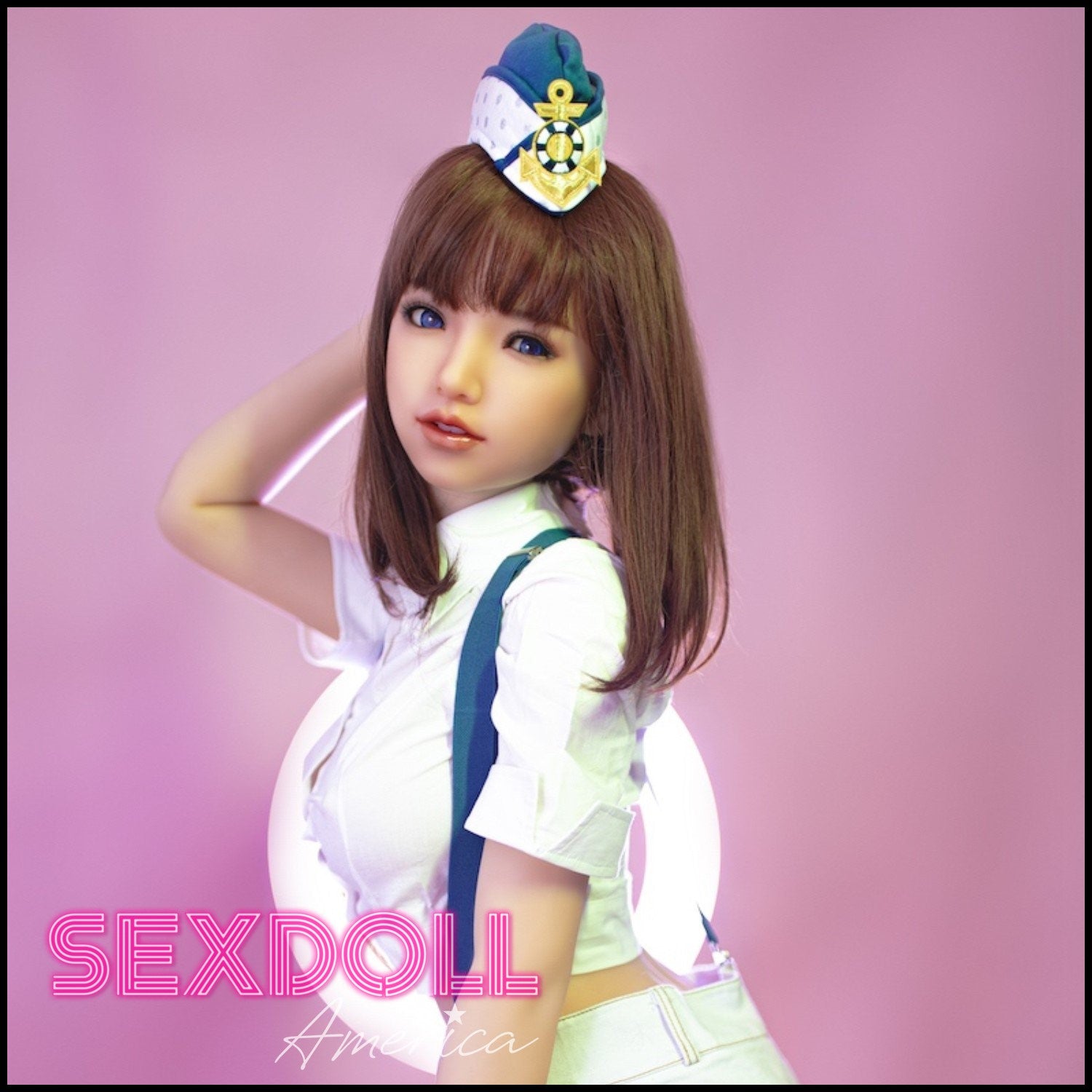 Realistic Sex Doll 158 (5'2") D-Cup Marya Sailor Cabaret (Head #8) Full Silicone - Sanhui Dolls by Sex Doll America