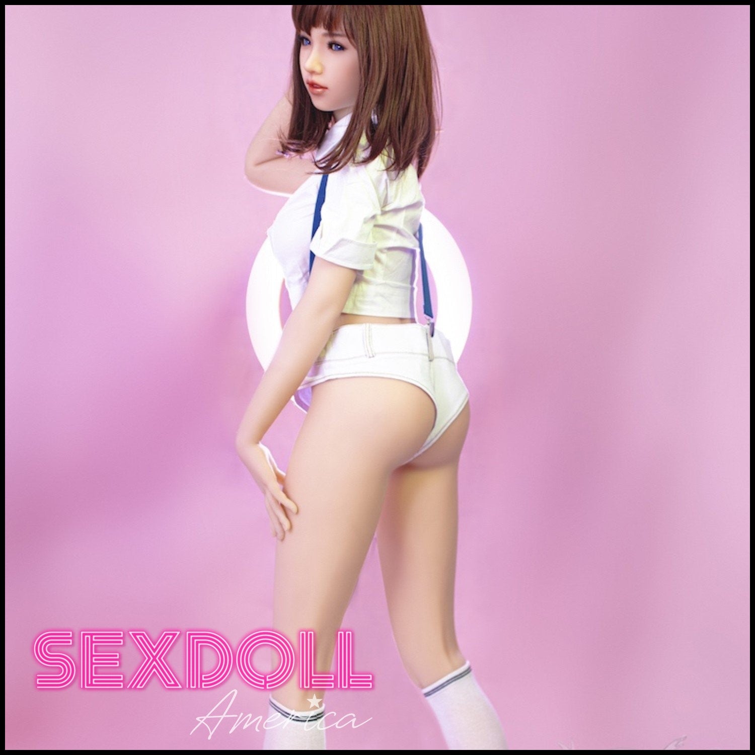 Realistic Sex Doll 158 (5'2") D-Cup Marya Sailor Cabaret (Head #8) Full Silicone - Sanhui Dolls by Sex Doll America