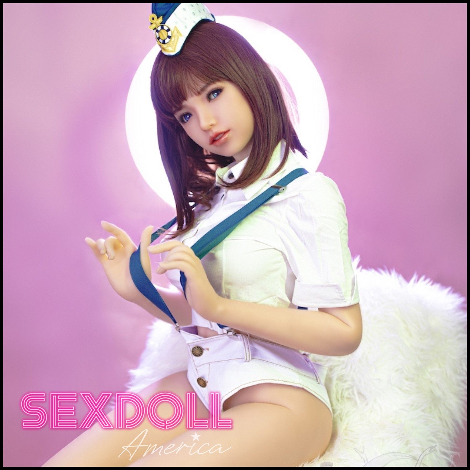 Realistic Sex Doll 158 (5'2") D-Cup Marya Sailor Cabaret (Head #8) Full Silicone - Sanhui Dolls by Sex Doll America
