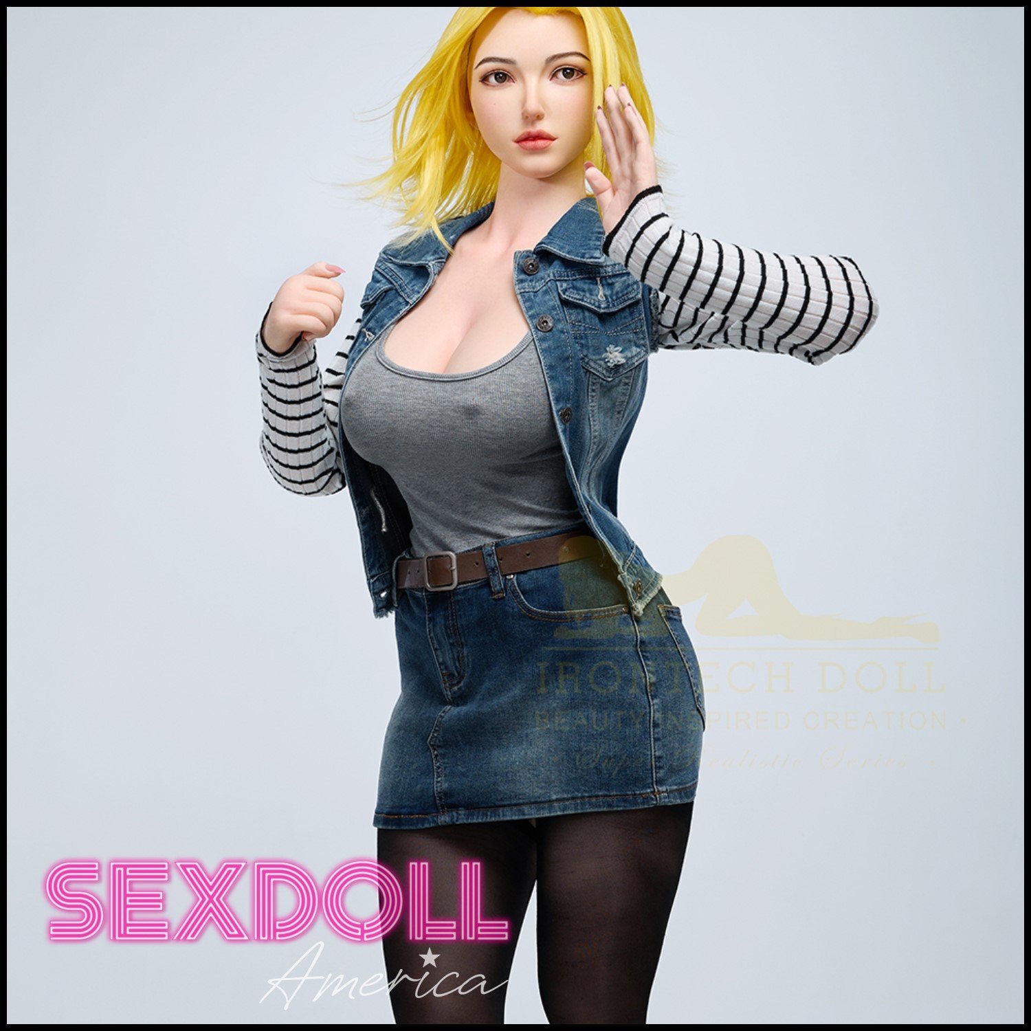 Realistic Sex Doll 159 (5'3") I-Cup Joline (Head #S41) Full Silicone - IRONTECH Dolls by Sex Doll America
