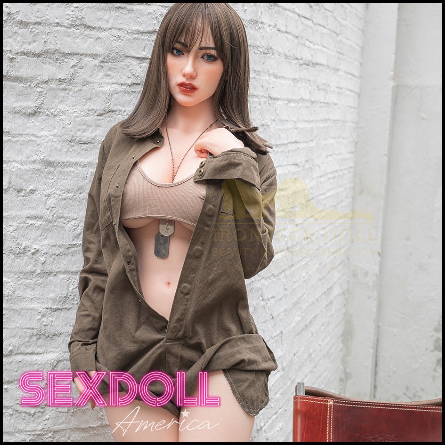 159 (5'3") I-Cup Molly (Head #S44) Full Silicone - IRONTECH Dolls