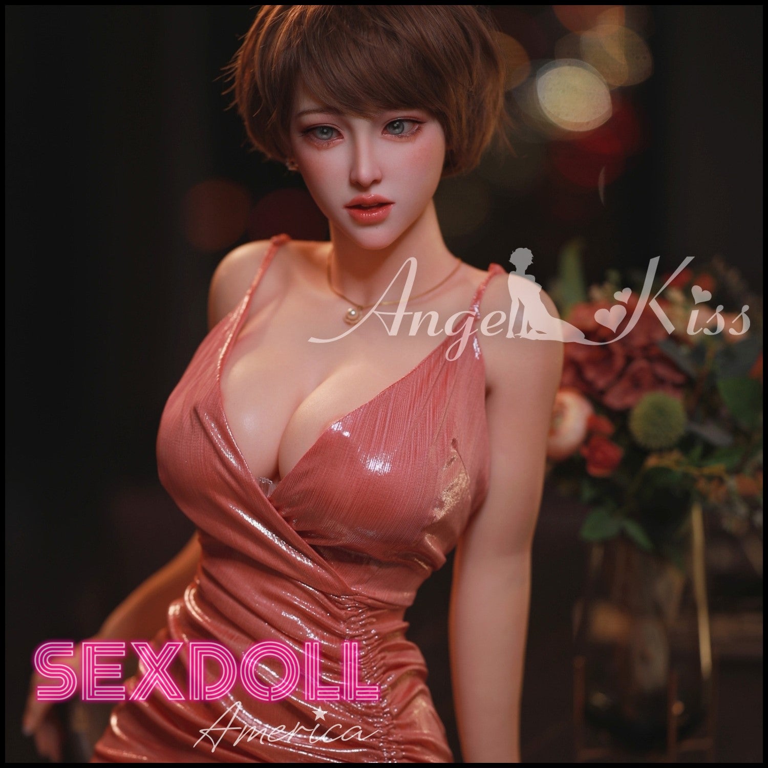 Realistic Sex Doll 160 (5'3") D-Cup Salma (Head #19) Full Silicone - Angel Kiss by Sex Doll America