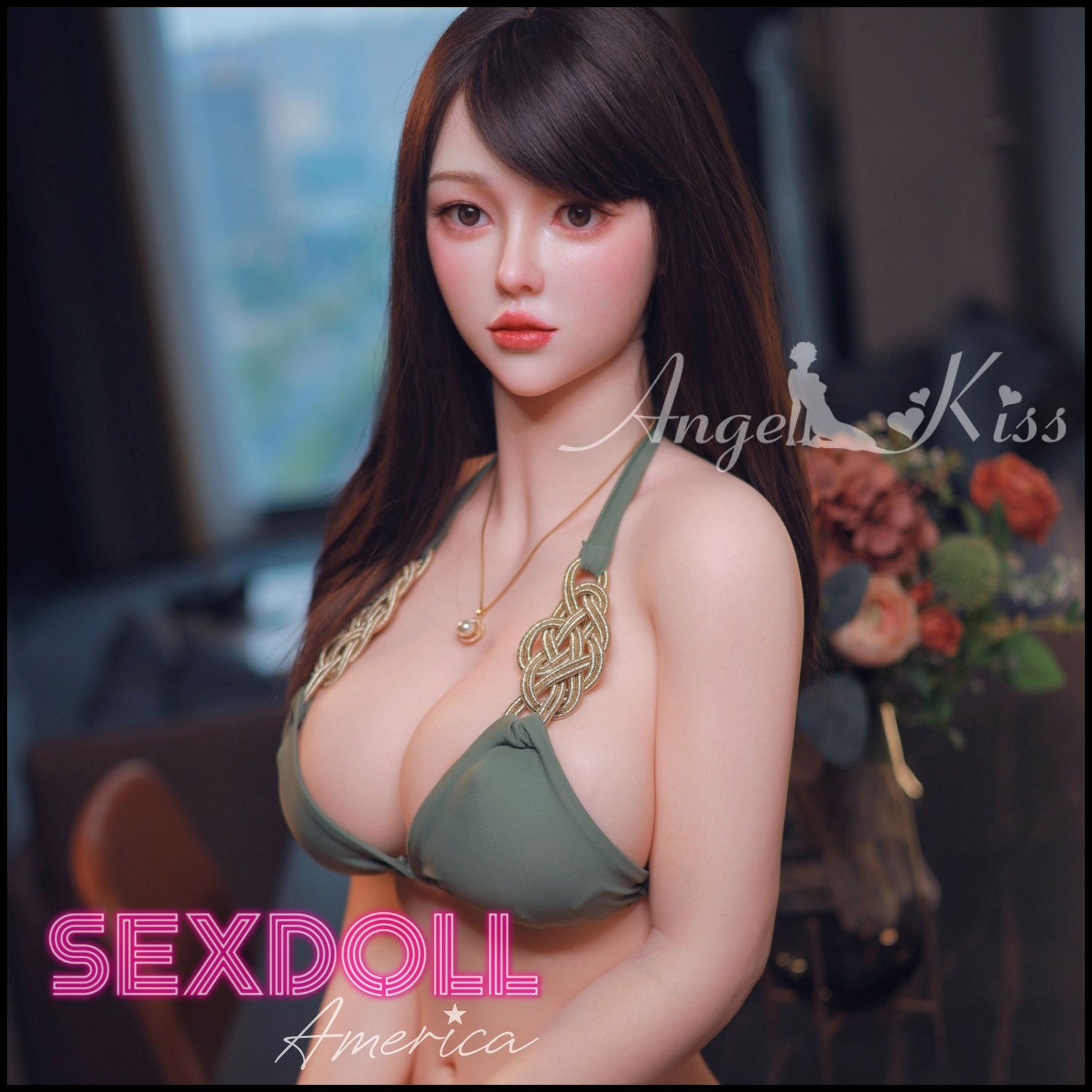 Realistic Sex Doll 160 (5'3") D-Cup Tami (Head #27) Full Silicone - Angel Kiss by Sex Doll America