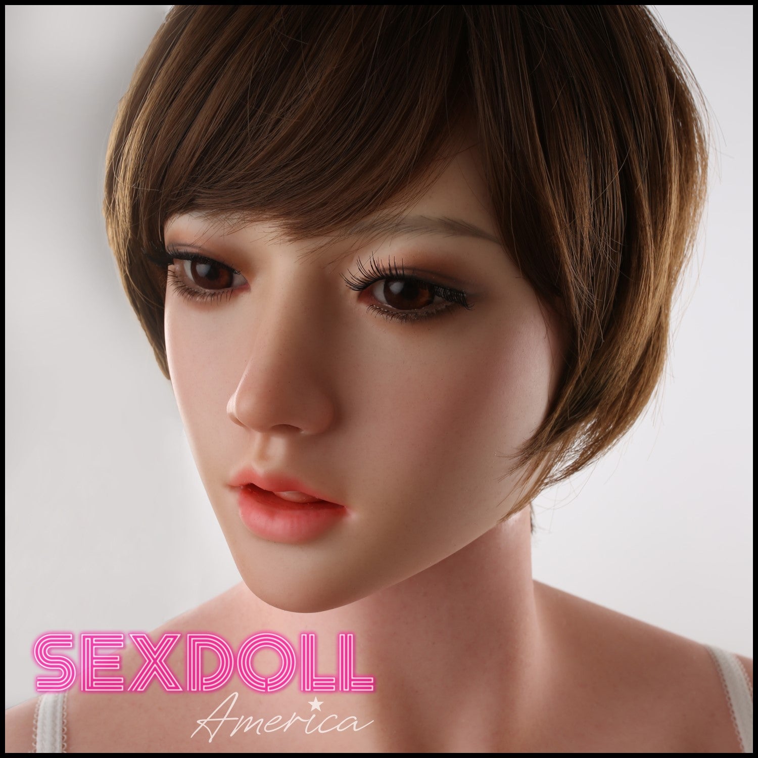 Realistic Sex Doll 160 (5'3") H-Cup Ariel Brunette (Head #C21) - IL Doll by Sex Doll America