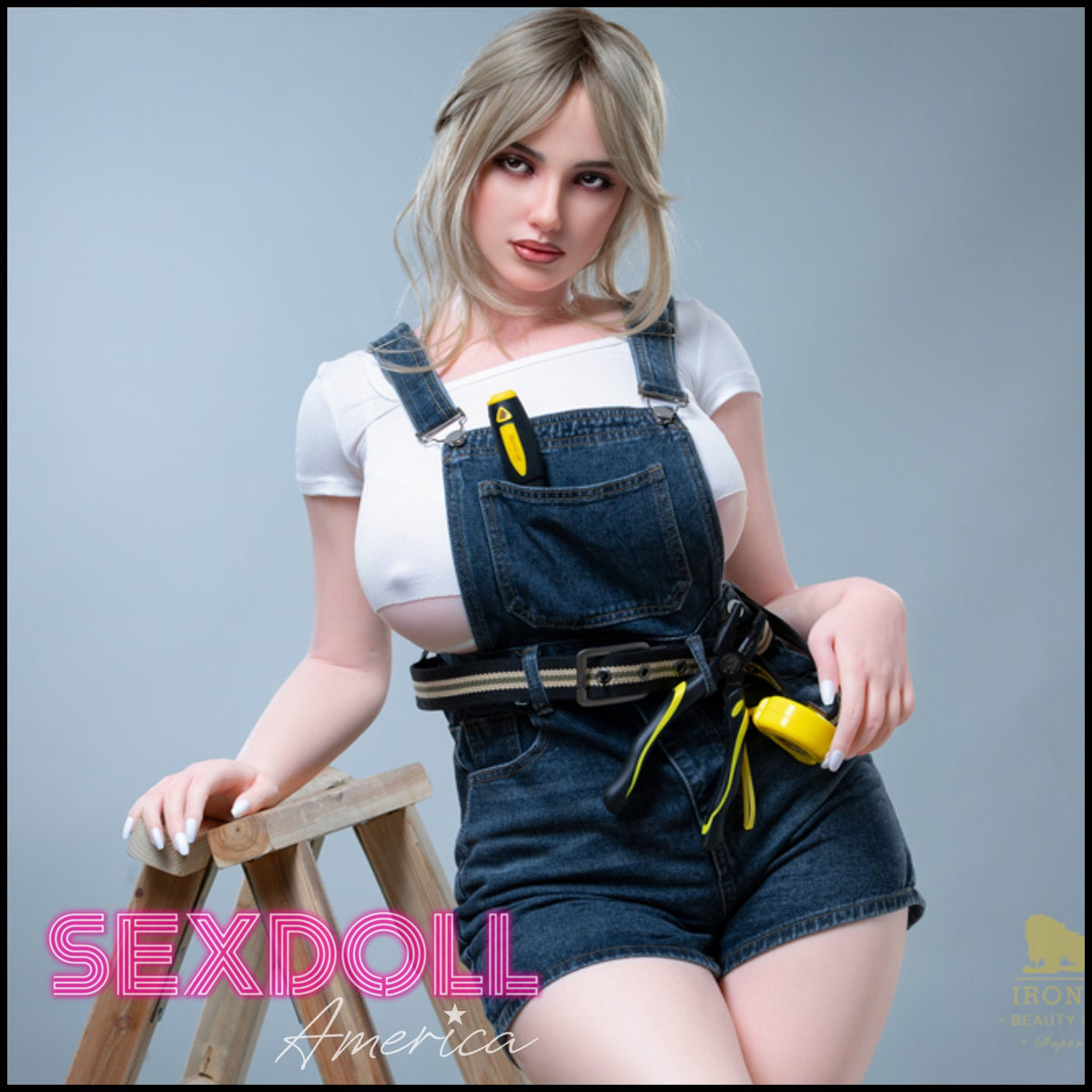 Realistic Sex Doll 160 (5'3") K-Cup Luna (Head #S17) Full Silicone - IRONTECH Dolls by Sex Doll America