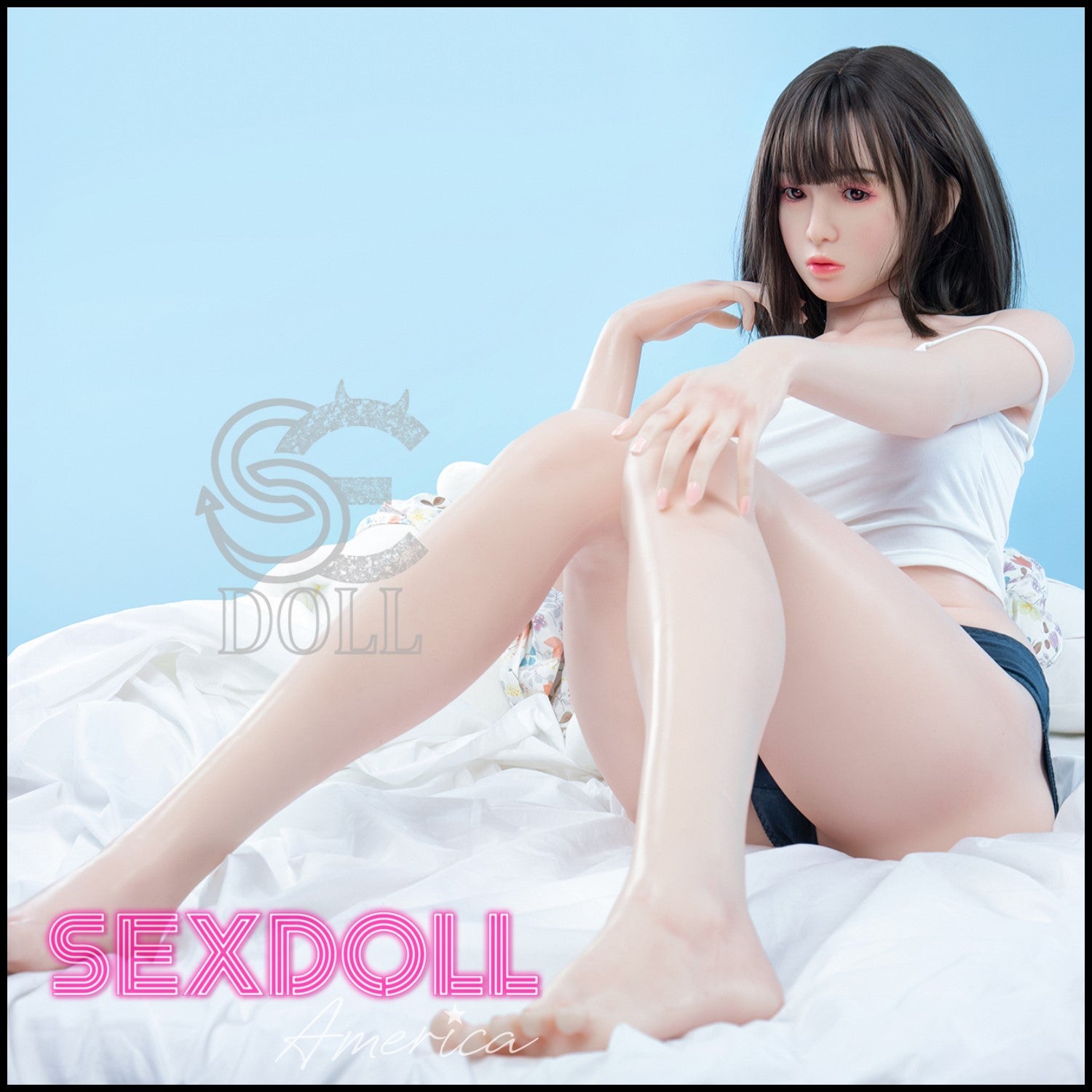 Realistic Sex Doll 160 (5'3") C-Cup Pearl (Head #103) Full Silicone - SE Doll by Sex Doll America