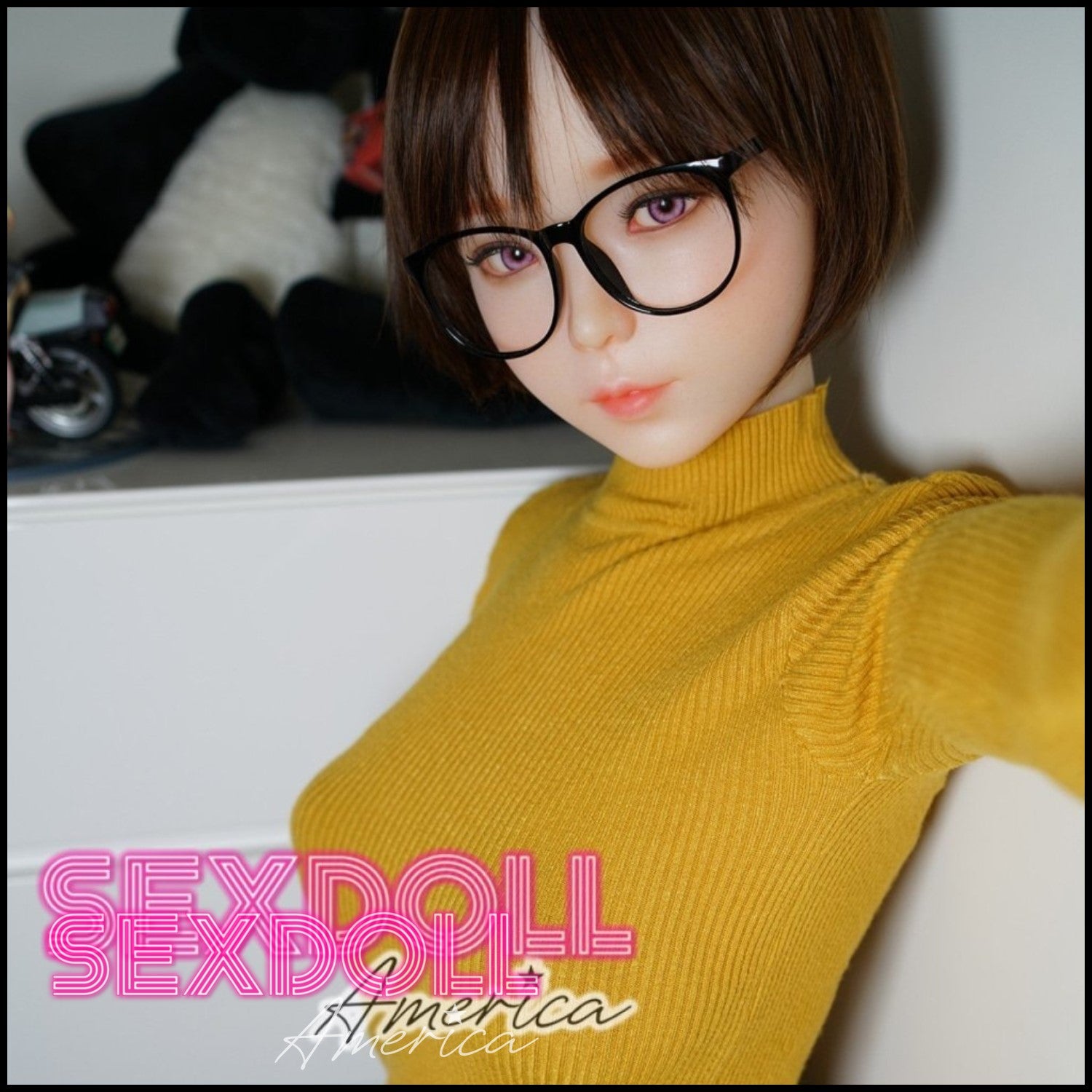 Realistic Sex Doll 160 (5'3") G-Cup Akira Brunette - Full Silicone - Piper Doll by Sex Doll America
