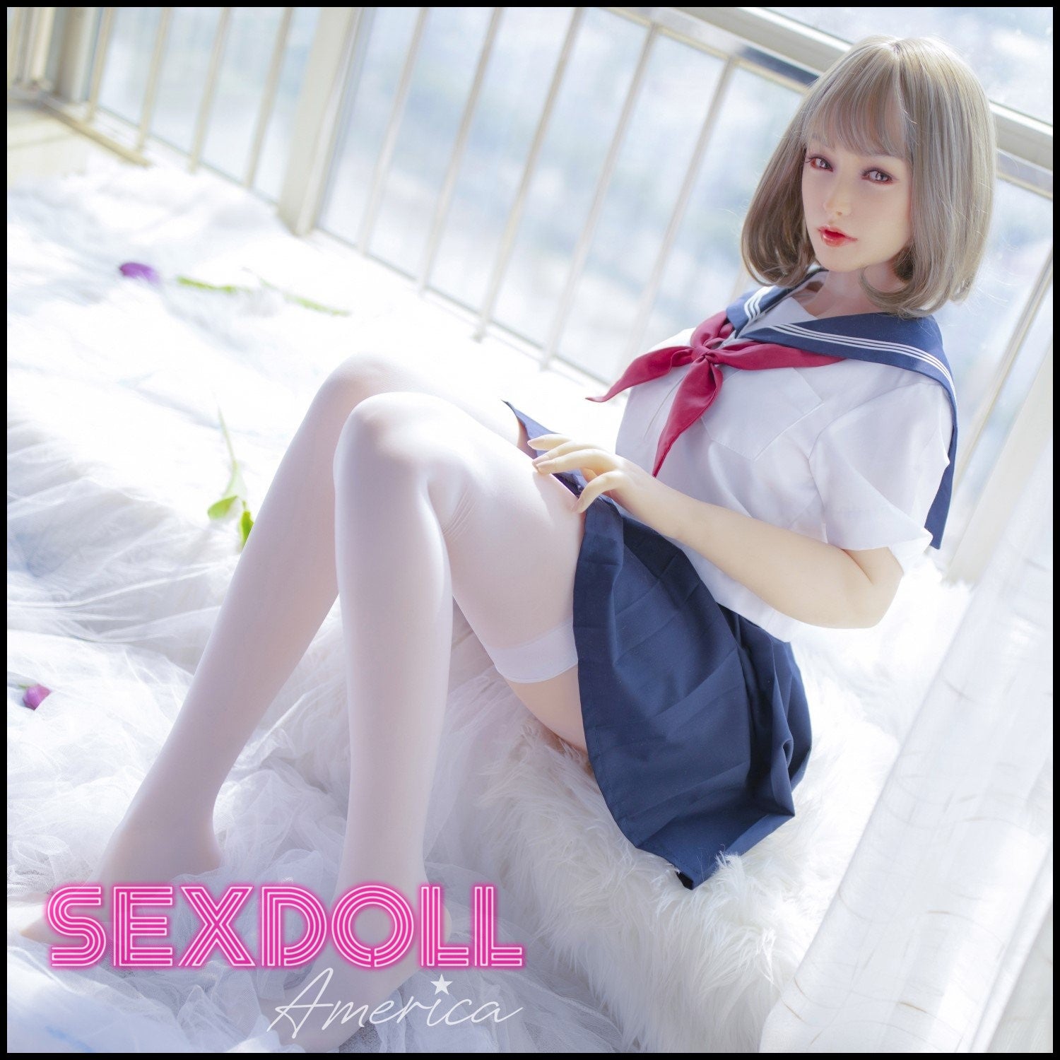 Realistic Sex Doll 160 (5'3") E-Cup Lin Jiujiu Blonde RS (Head #S40) Full Silicone - Sino-Doll by Sex Doll America