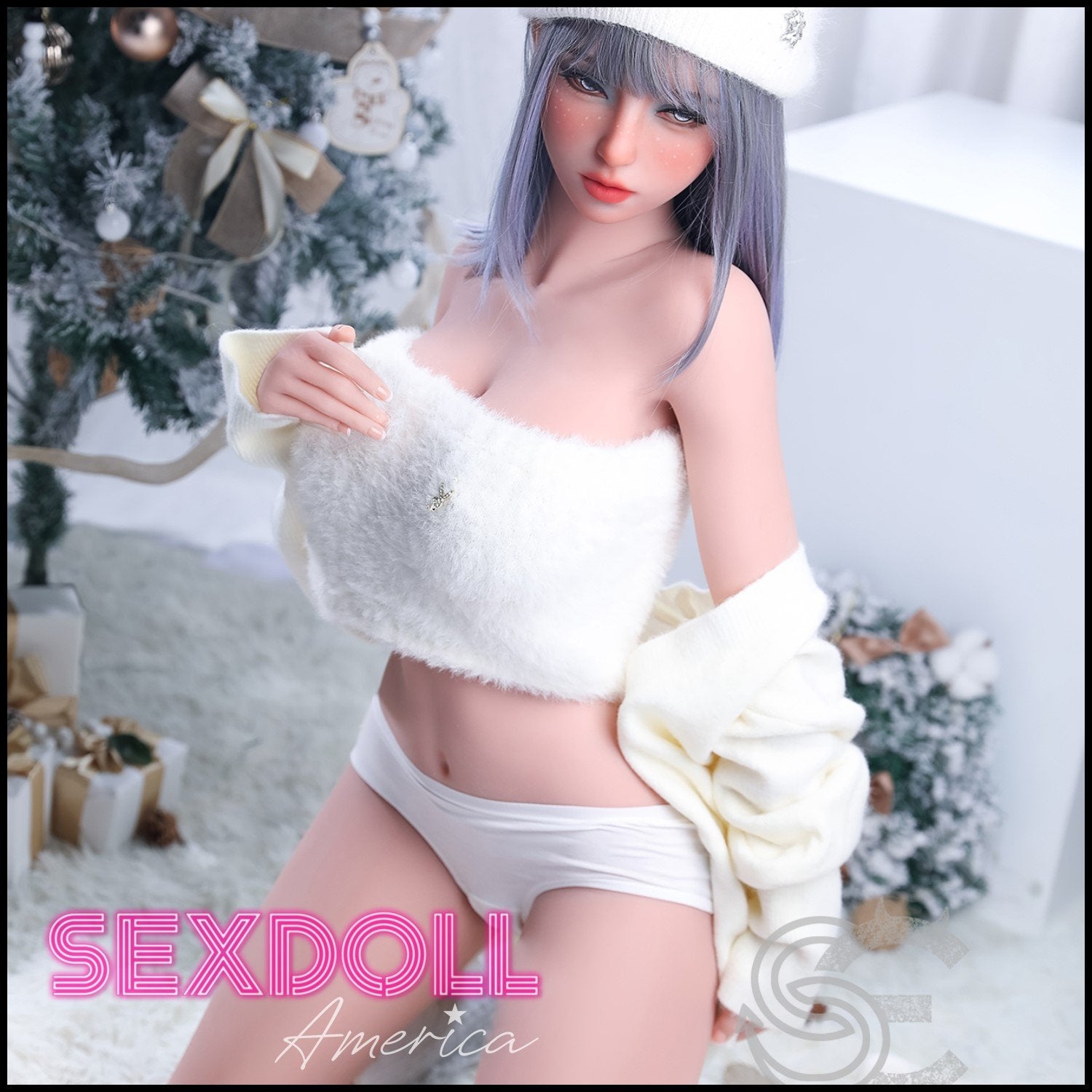 Realistic Sex Doll 161 (5'3") F-Cup Melody Silver (Head #120) - SE Doll by Sex Doll America