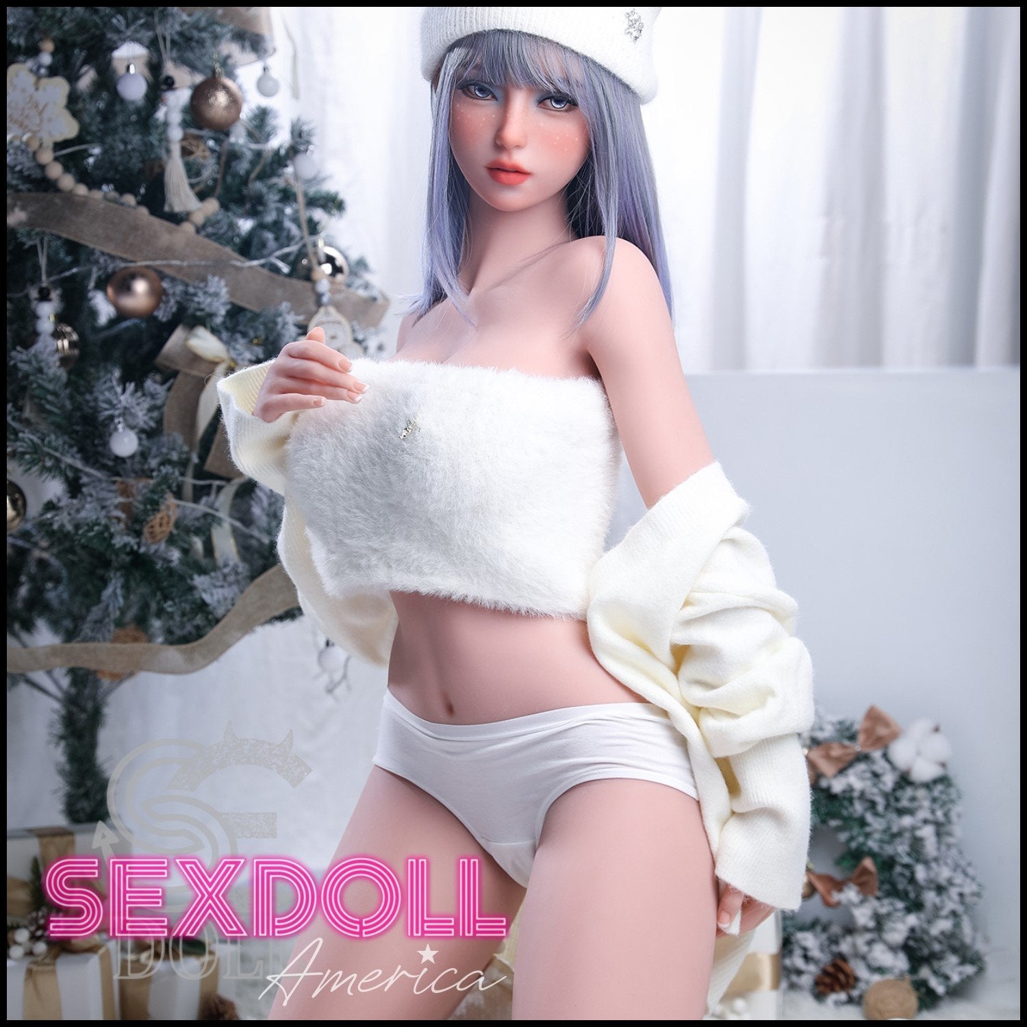 Realistic Sex Doll 161 (5'3") F-Cup Melody Silver (Head #120) - SE Doll by Sex Doll America