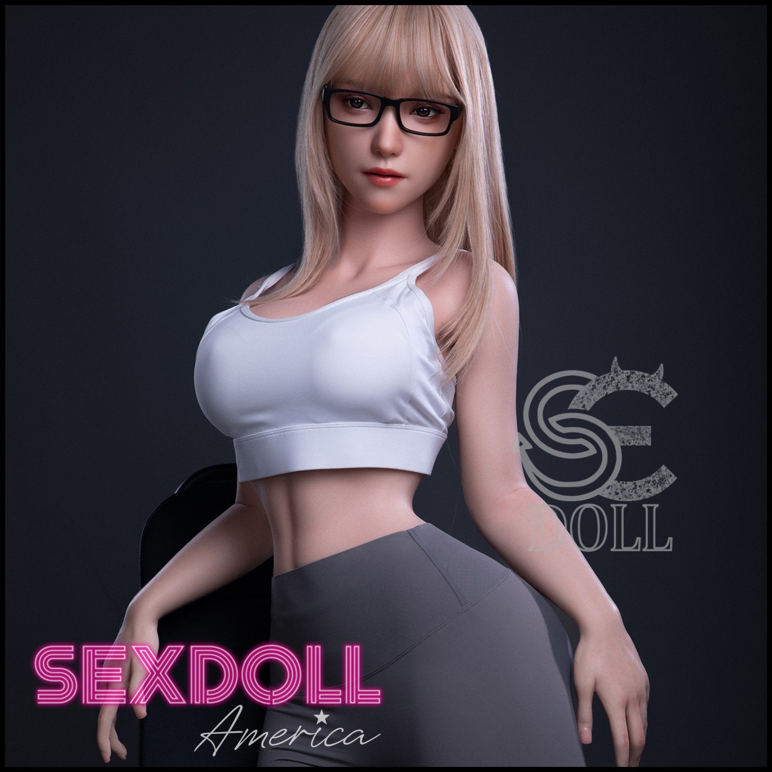 Realistic Sex Doll 161 (5'3") E-Cup Queena (Head #083SO) Full Silicone - SE Doll by Sex Doll America