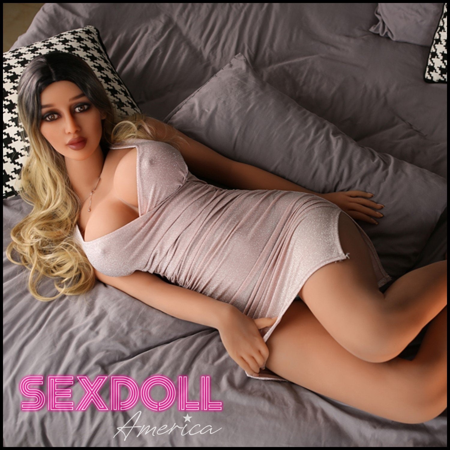 Realistic Sex Doll 161 (5'3") H-Cup Venus Blonde - IRONTECH Dolls by Sex Doll America