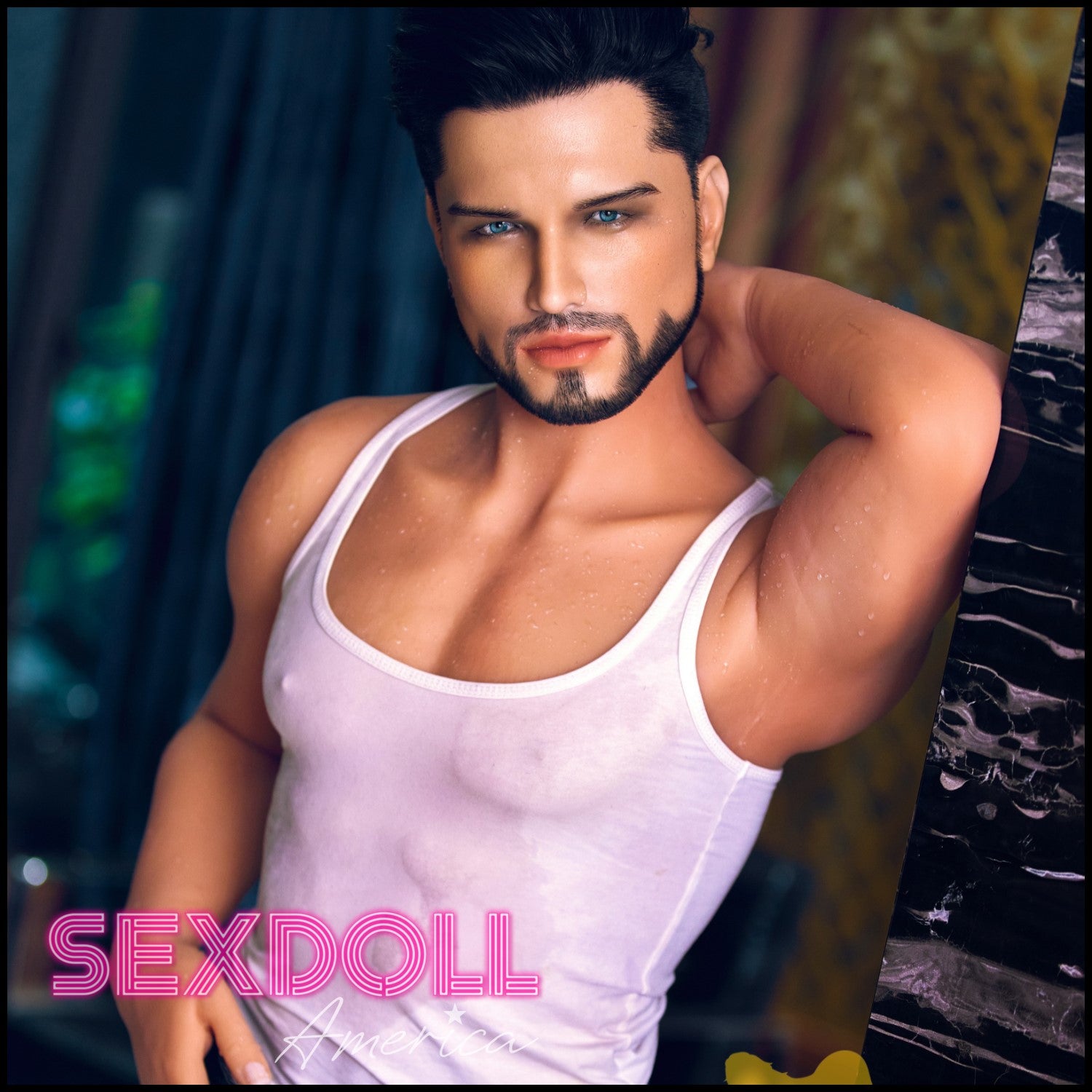 Realistic Sex Doll 162 (5'4") Kevin Tanned (Silicone Head) Male - IRONTECH Dolls by Sex Doll America