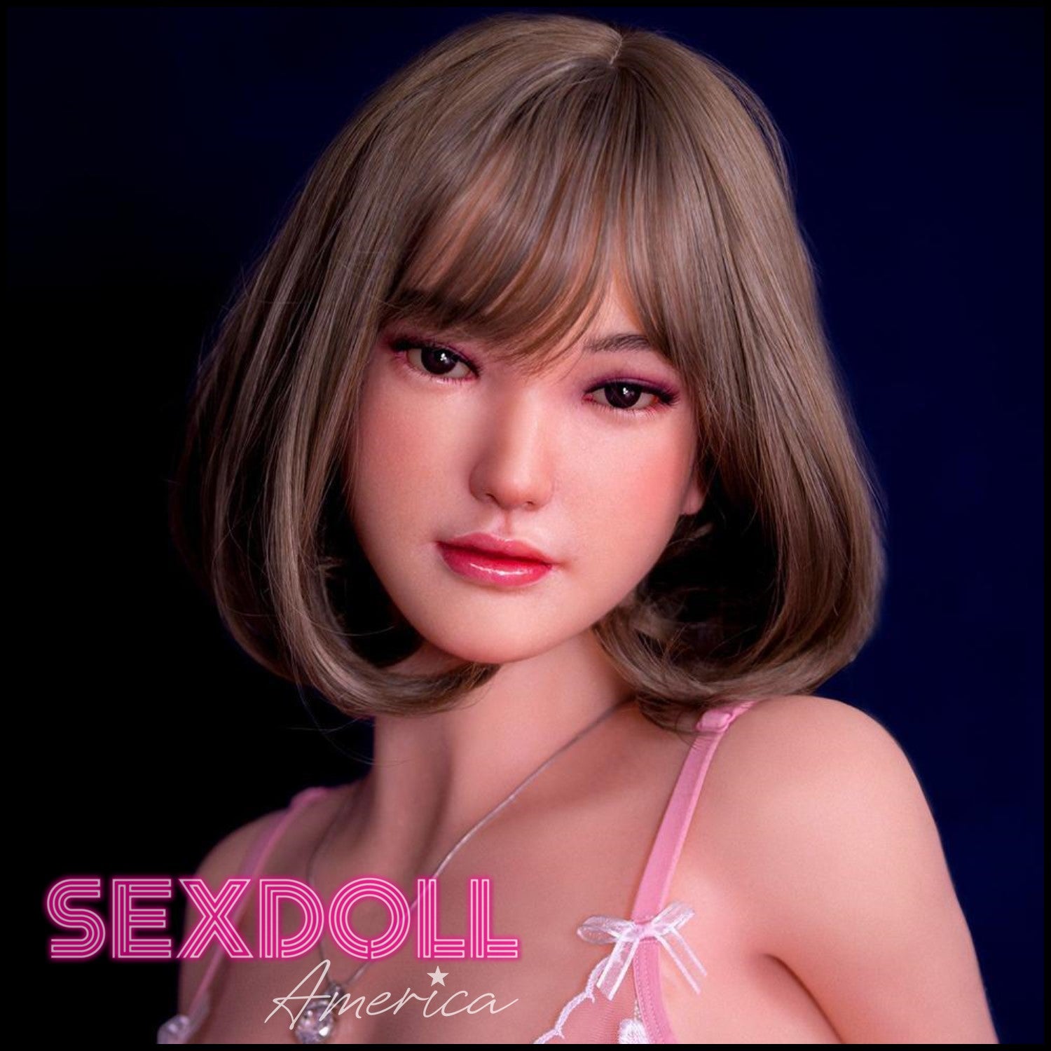 Realistic Sex Doll 162 (5'4") E-Cup Lin Chacha Pink Lingerie RS (Head #S35) Full Silicone - Sino-Doll by Sex Doll America