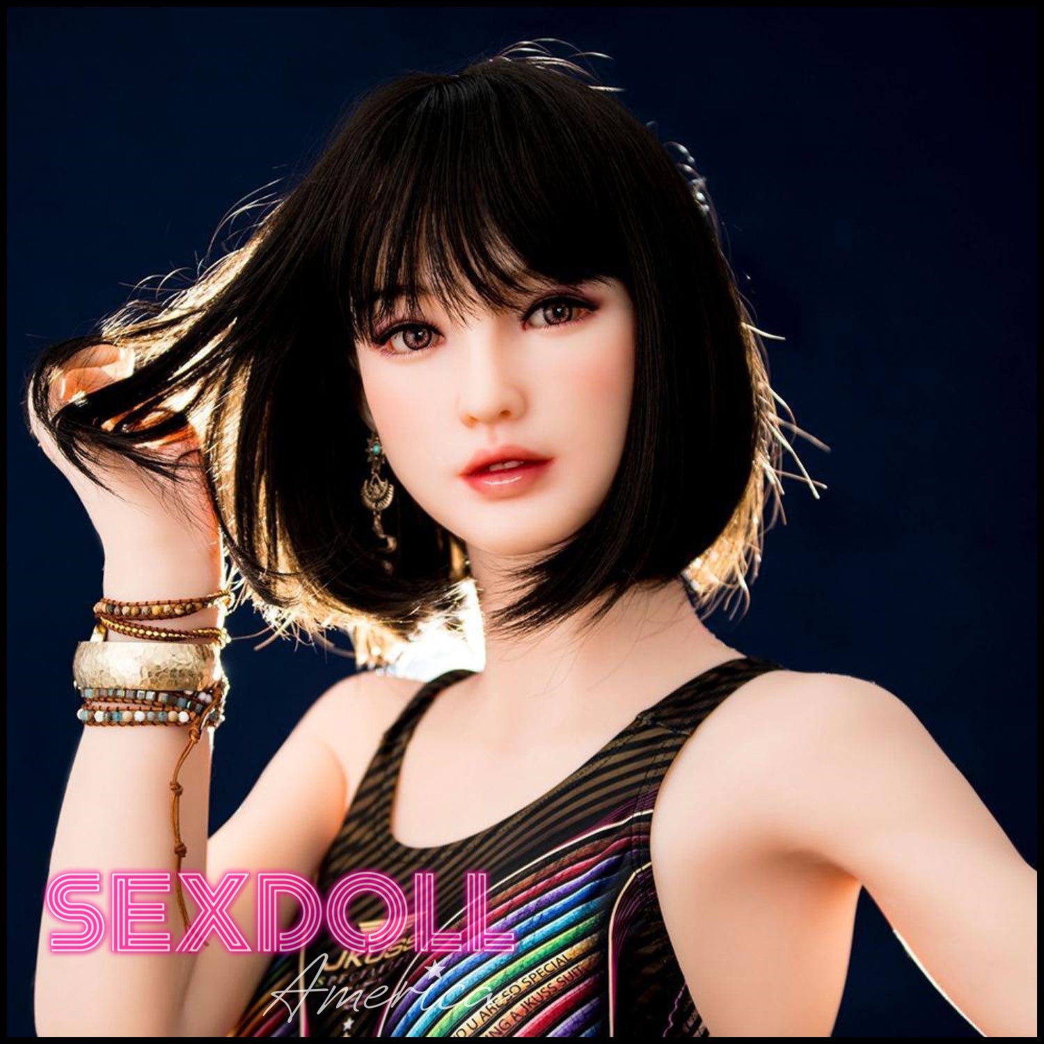 Realistic Sex Doll 162 (5'4") E-Cup Lin Yanyan Showgirl (Head #S33) Full Silicone - Sino-Doll by Sex Doll America