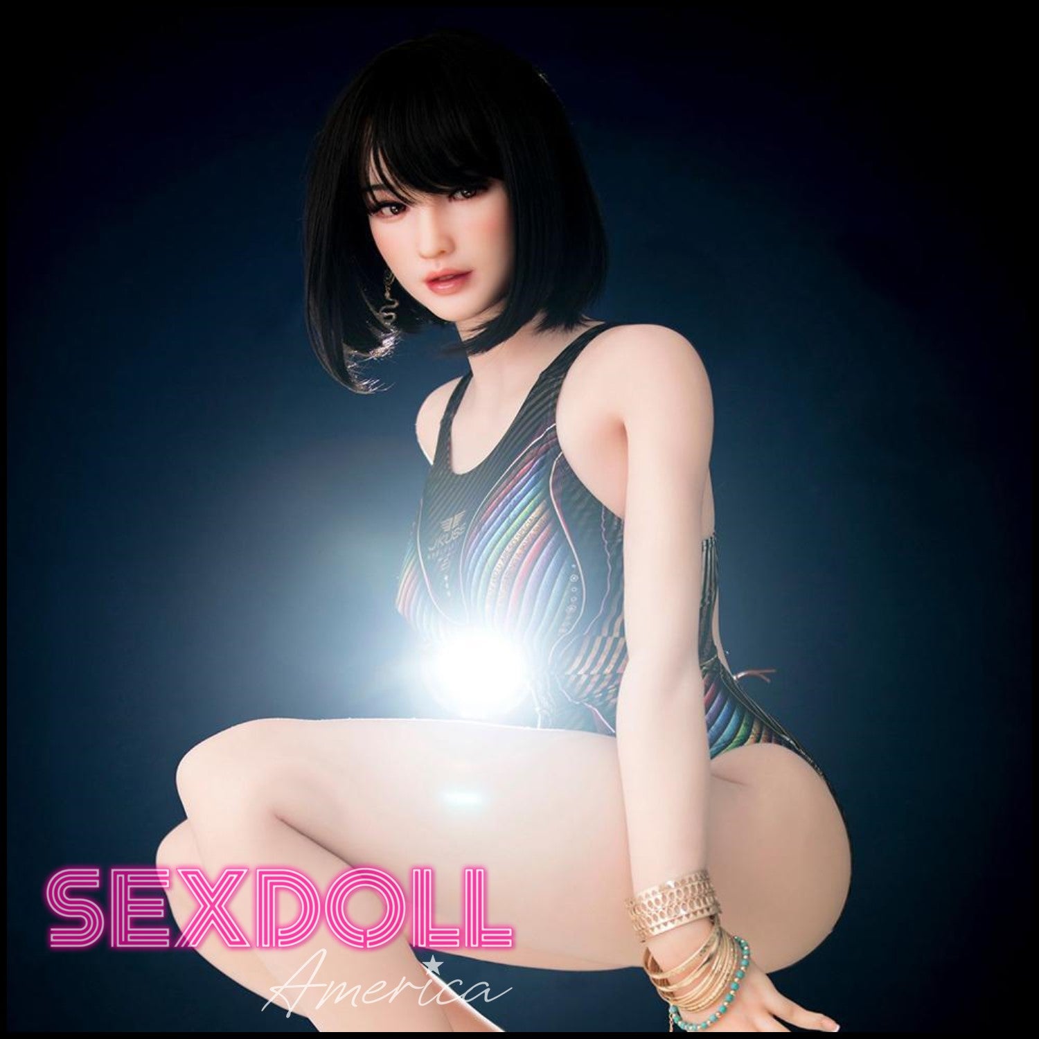 Realistic Sex Doll 162 (5'4") E-Cup Lin Yanyan Showgirl (Head #S33) Full Silicone - Sino-Doll by Sex Doll America