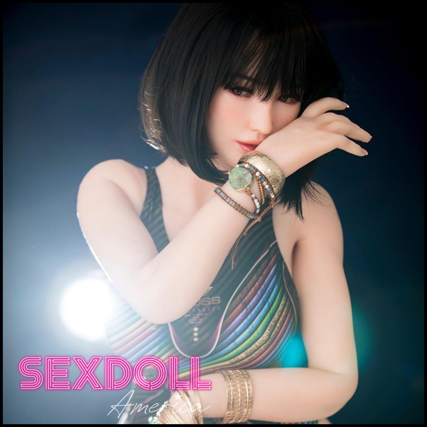 Realistic Sex Doll 162 (5'4") E-Cup Lin Yanyan Showgirl (Head #S33) Full Silicone - Sino-Doll by Sex Doll America