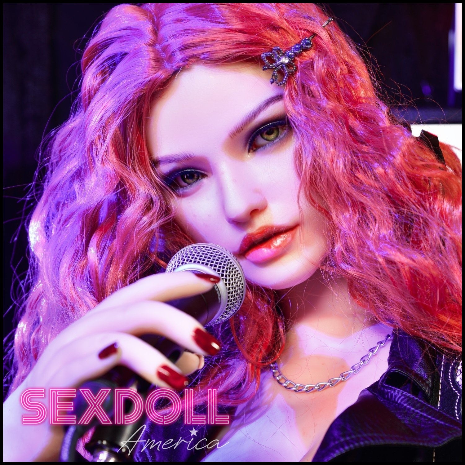 Realistic Sex Doll 162 (5'4") E-Cup Scarlett Punk (Head #S38) Full Silicone - Sino-Doll by Sex Doll America