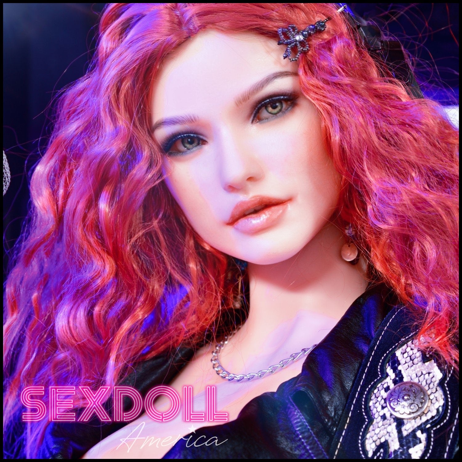 Realistic Sex Doll 162 (5'4") E-Cup Scarlett Punk (Head #S38) Full Silicone - Sino-Doll by Sex Doll America