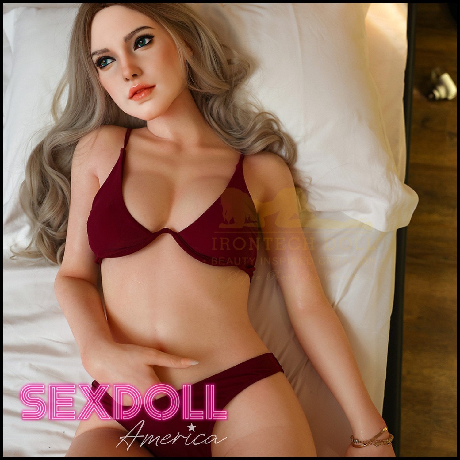 Realistic Sex Doll 163 (5'4") D-Cup Heidi (Head #S46) Full Silicone - IRONTECH Dolls by Sex Doll America