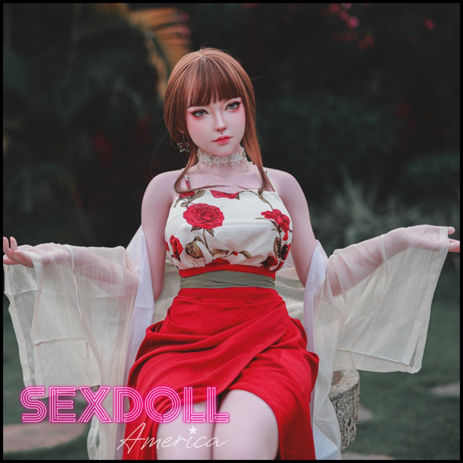 Realistic Sex Doll 163 (5'4") I-Cup Peaches - Full Silicone - JY Doll by Sex Doll America