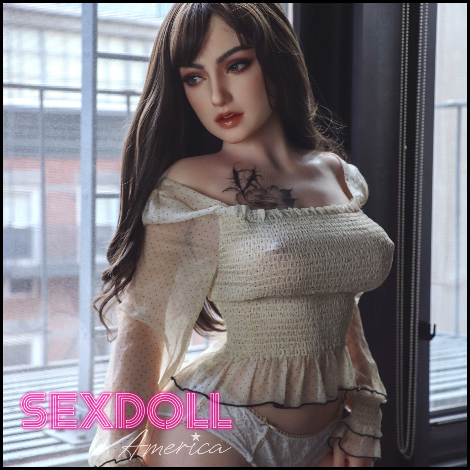 Realistic Sex Doll 163 (5'4") H-Cup Georgina (Head #X10) XNX Series Full Silicone - Sino-Doll by Sex Doll America