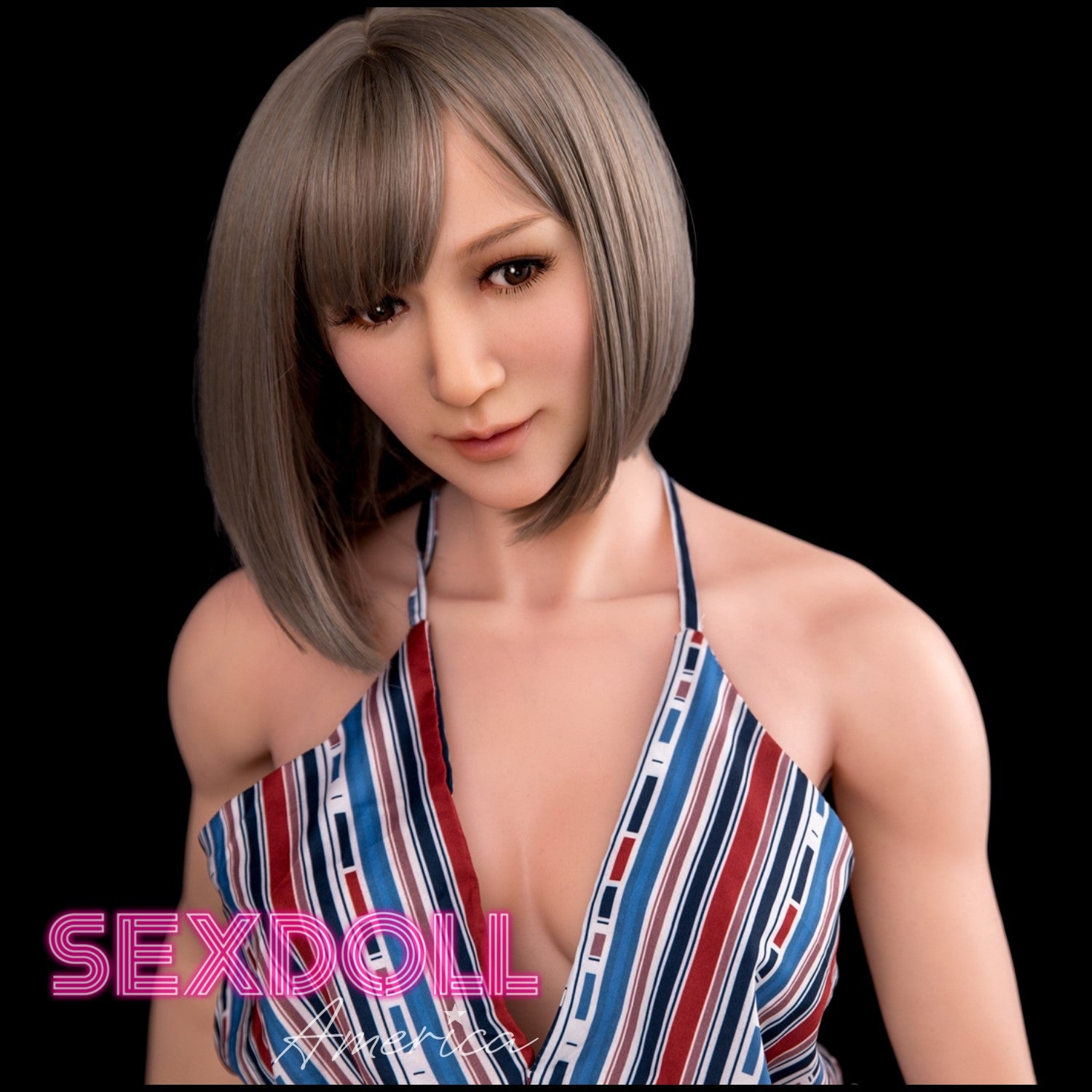 Realistic Sex Doll 163 (5'4") E-Cup Recy Brunette - Full Silicone - XYcolo by Sex Doll America