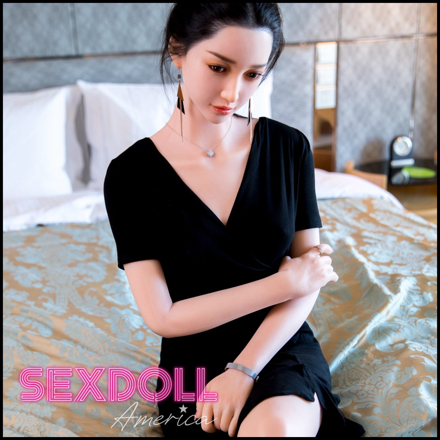 Realistic Sex Doll 163 (5'4") E-Cup Yana Implanted Hair - Full Silicone - XYcolo by Sex Doll America