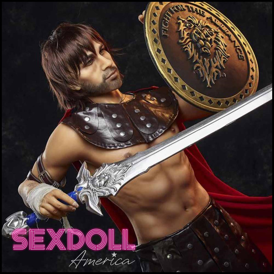 Realistic Sex Doll 163 (5'4") Charles Warrior Male - IRONTECH Dolls by Sex Doll America