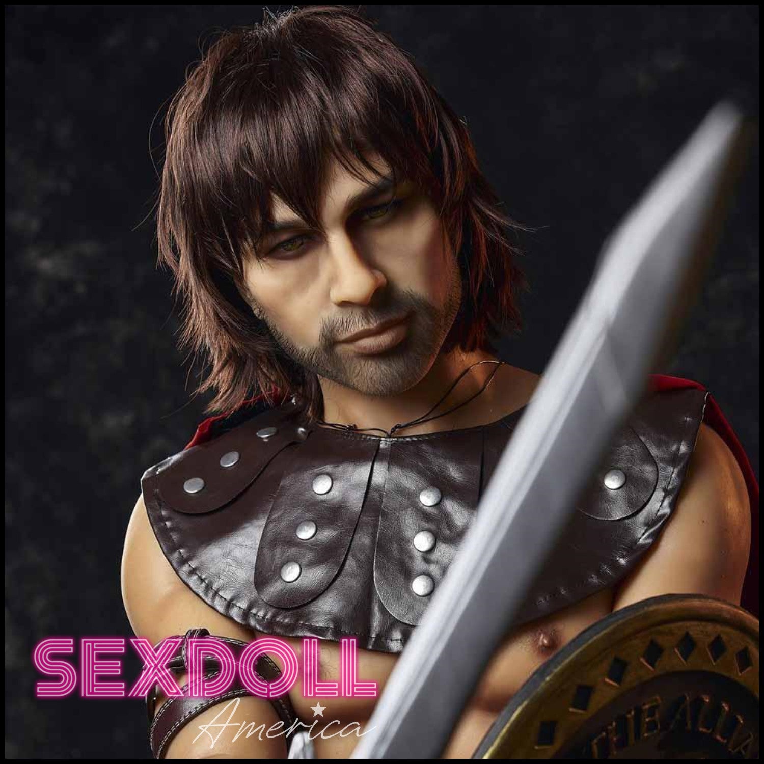 Realistic Sex Doll 163 (5'4") Charles Warrior Male - IRONTECH Dolls by Sex Doll America