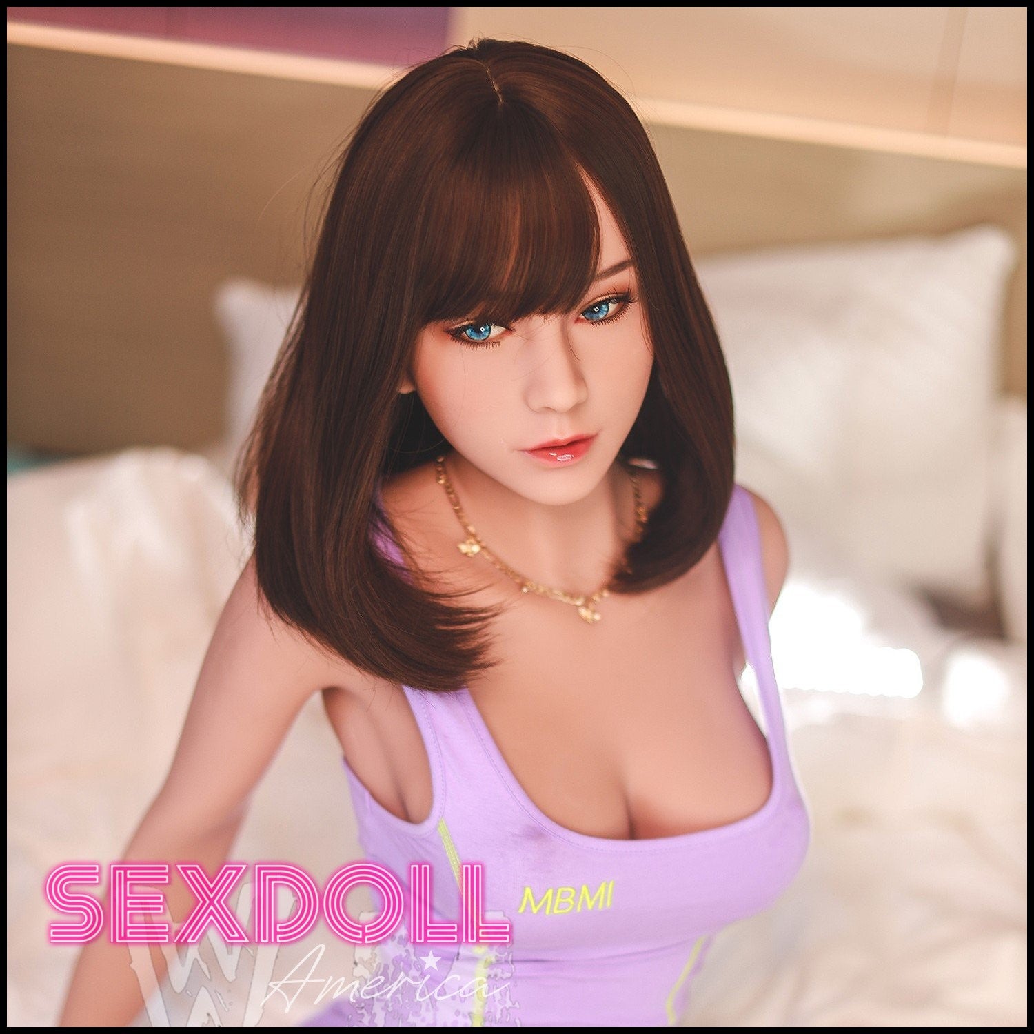 Realistic Sex Doll 163 (5'4") C-Cup Reagan Brunette (Head #70) - WM Doll by Sex Doll America