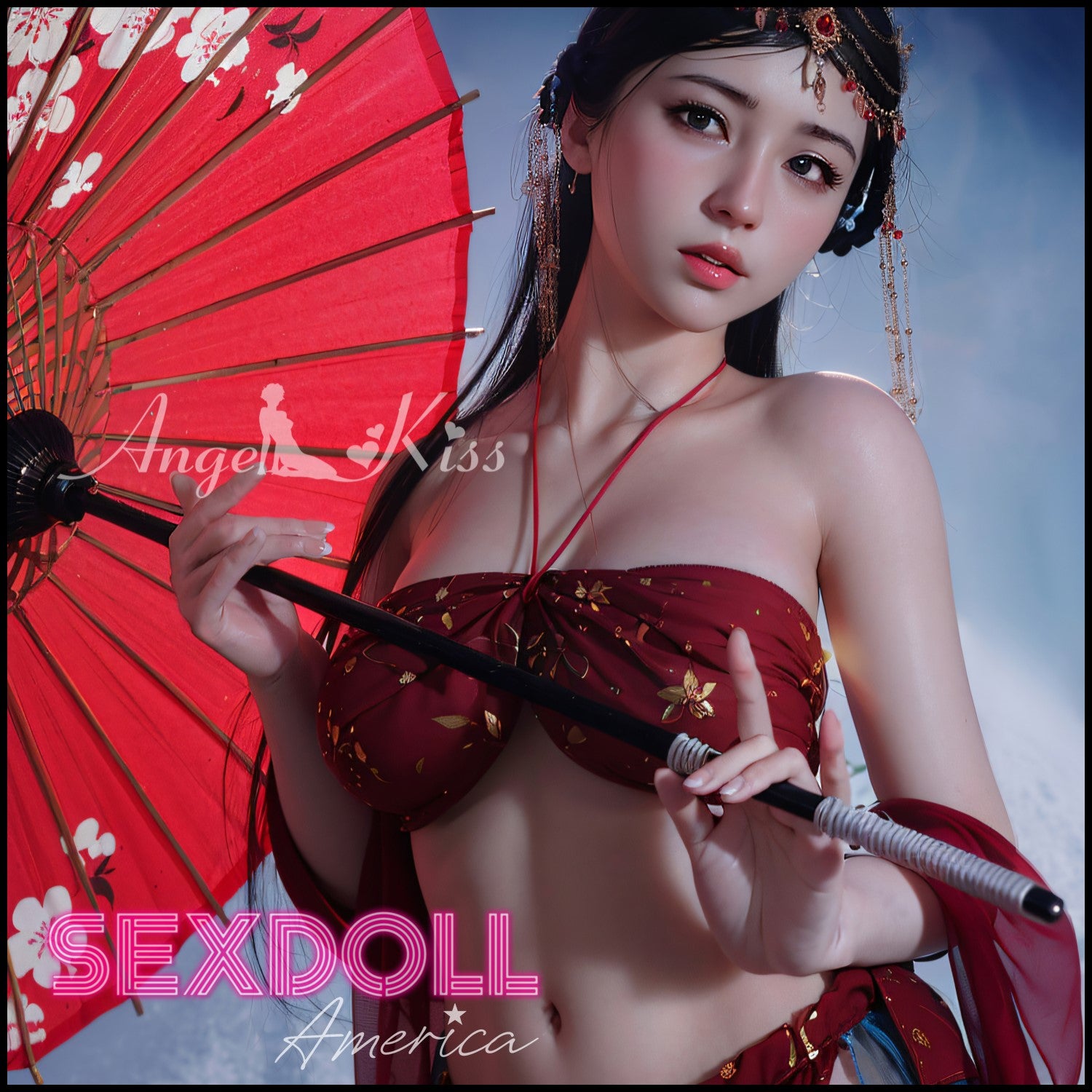 Realistic Sex Doll 164 (5'5") G-Cup Ada (Head #23) Full Silicone - Angel Kiss by Sex Doll America