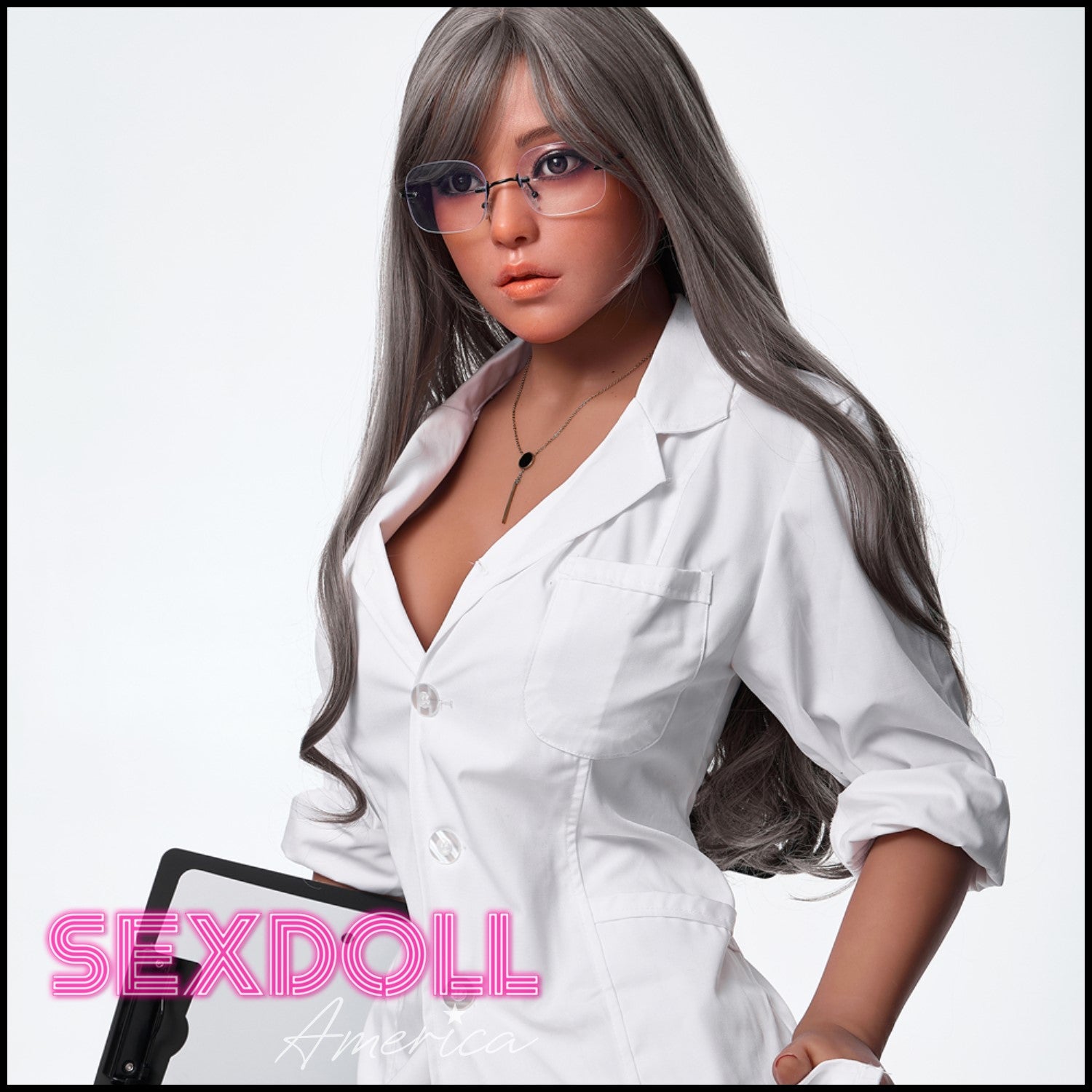 Realistic Sex Doll 164 (5'5") H-Cup Eileen Sexy (Silicone Head #S40) Plus - IRONTECH Dolls by Sex Doll America
