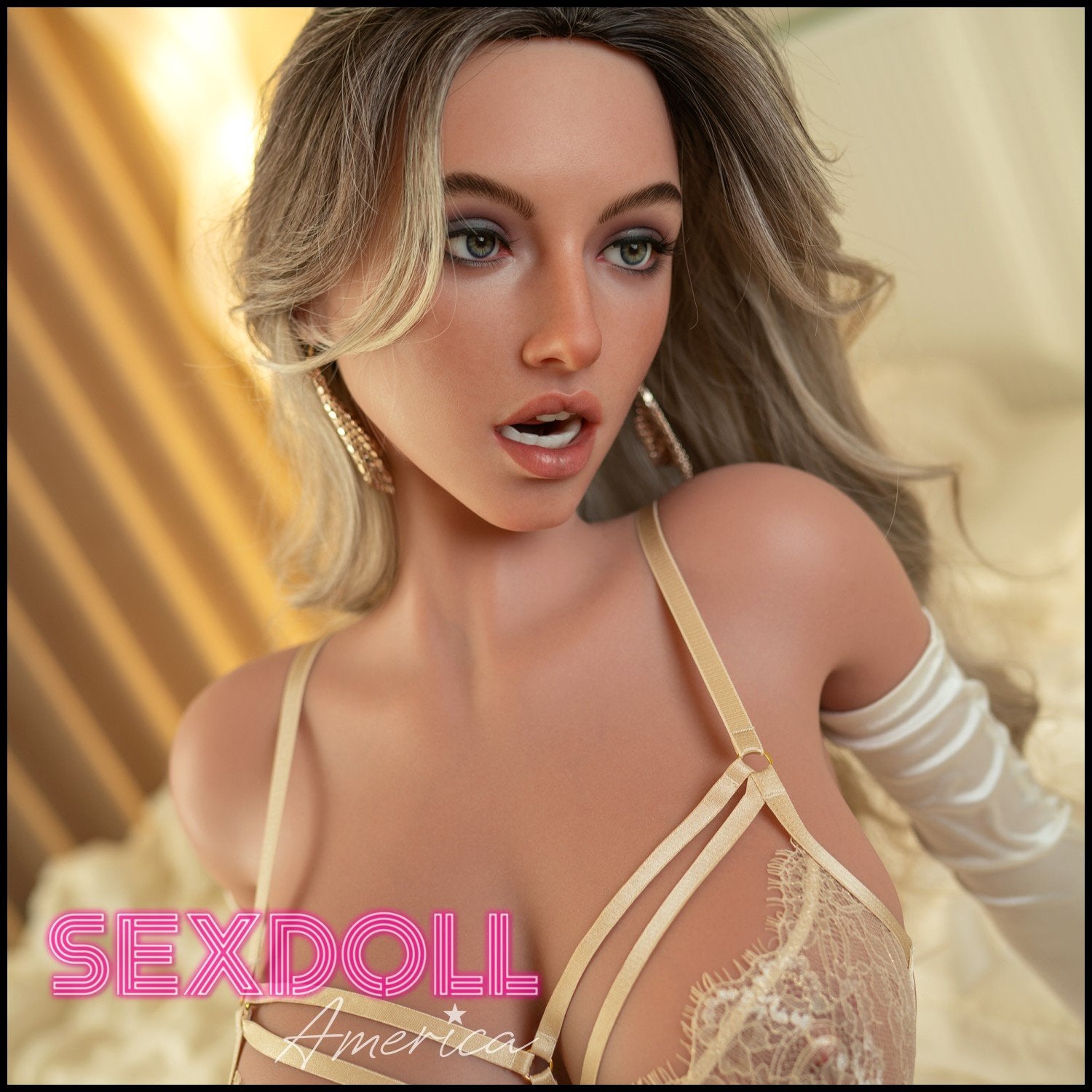 Realistic Sex Doll 164 (5'5") G-Cup Emma (Head #ZXE216) SLE Full Silicone - Zelex SLE by Sex Doll America