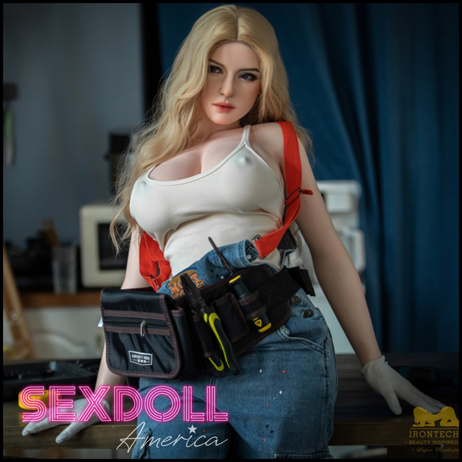 Realistic Sex Doll 165 (5'5") I-Cup Flora (Head #S38) Full Silicone - IRONTECH Dolls by Sex Doll America