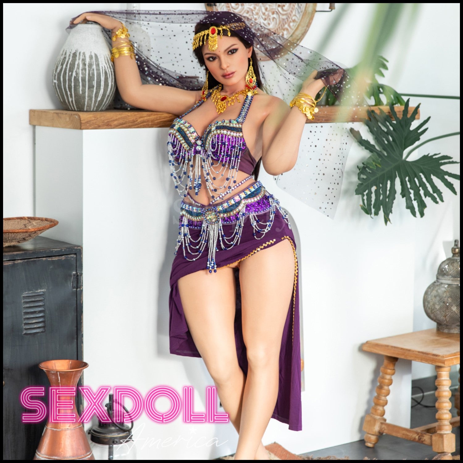 Realistic Sex Doll 165 (5'5") G-Cup Jameela (Silicone Head) - Starpery by Sex Doll America