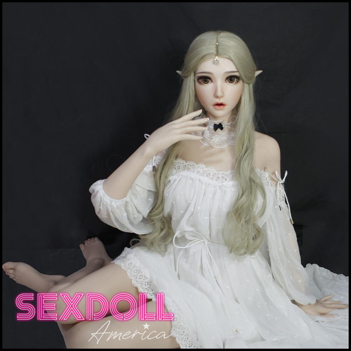 Realistic Sex Doll 165 (5'5") A C or E-Cup Elf Ria - Full Silicone - Elsa Babe by Sex Doll America