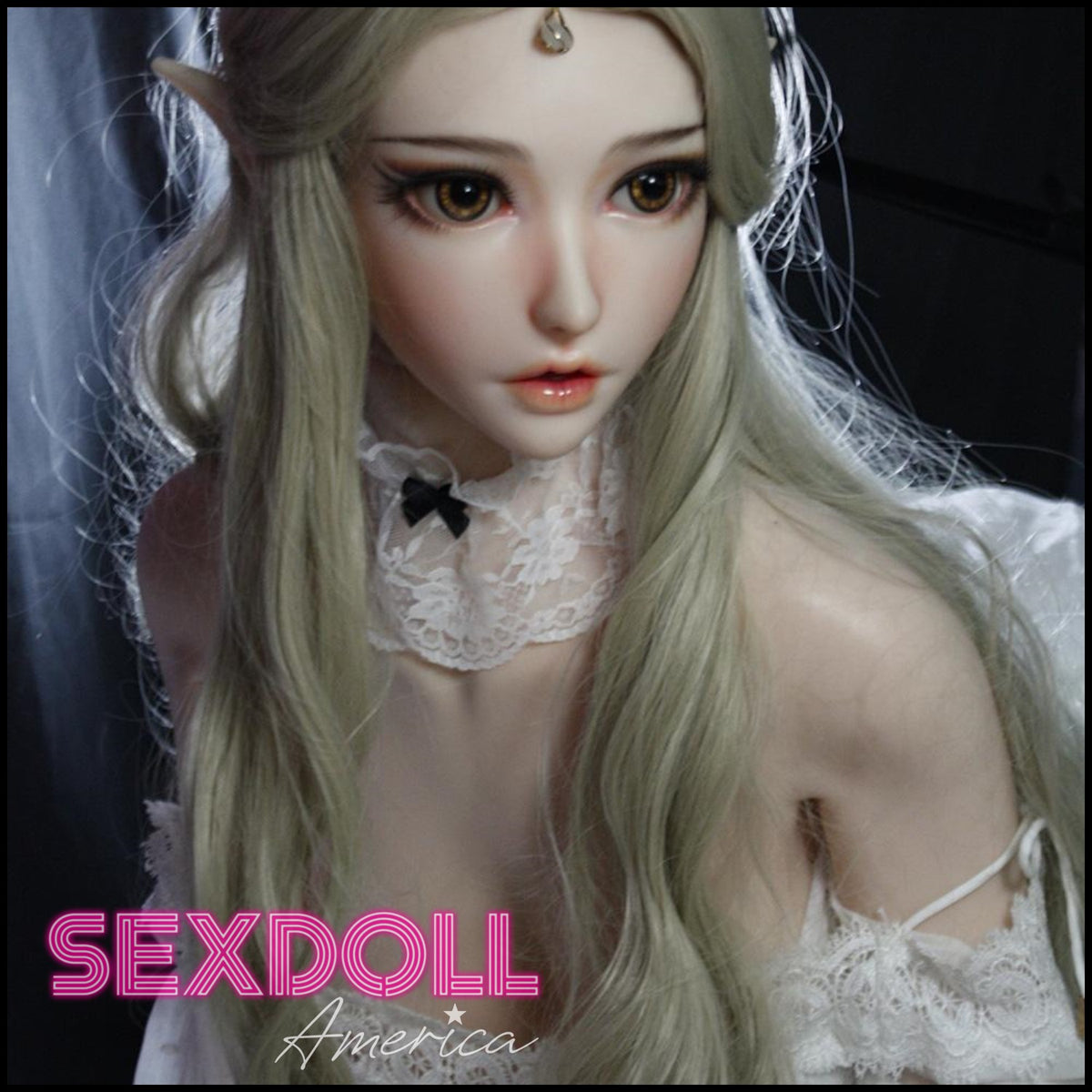 Realistic Sex Doll 165 (5'5") A C or E-Cup Elf Ria - Full Silicone - Elsa Babe by Sex Doll America