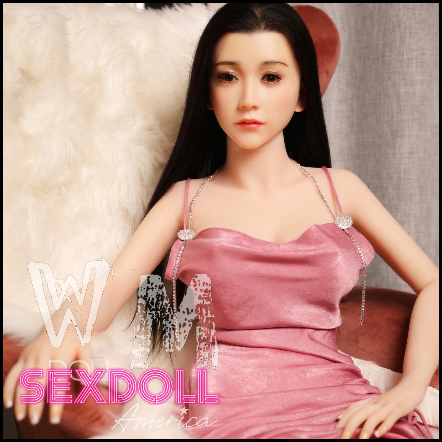 Realistic Sex Doll 165 (5'5") D-Cup Sara (Silicone Head #11) - WM Doll by Sex Doll America